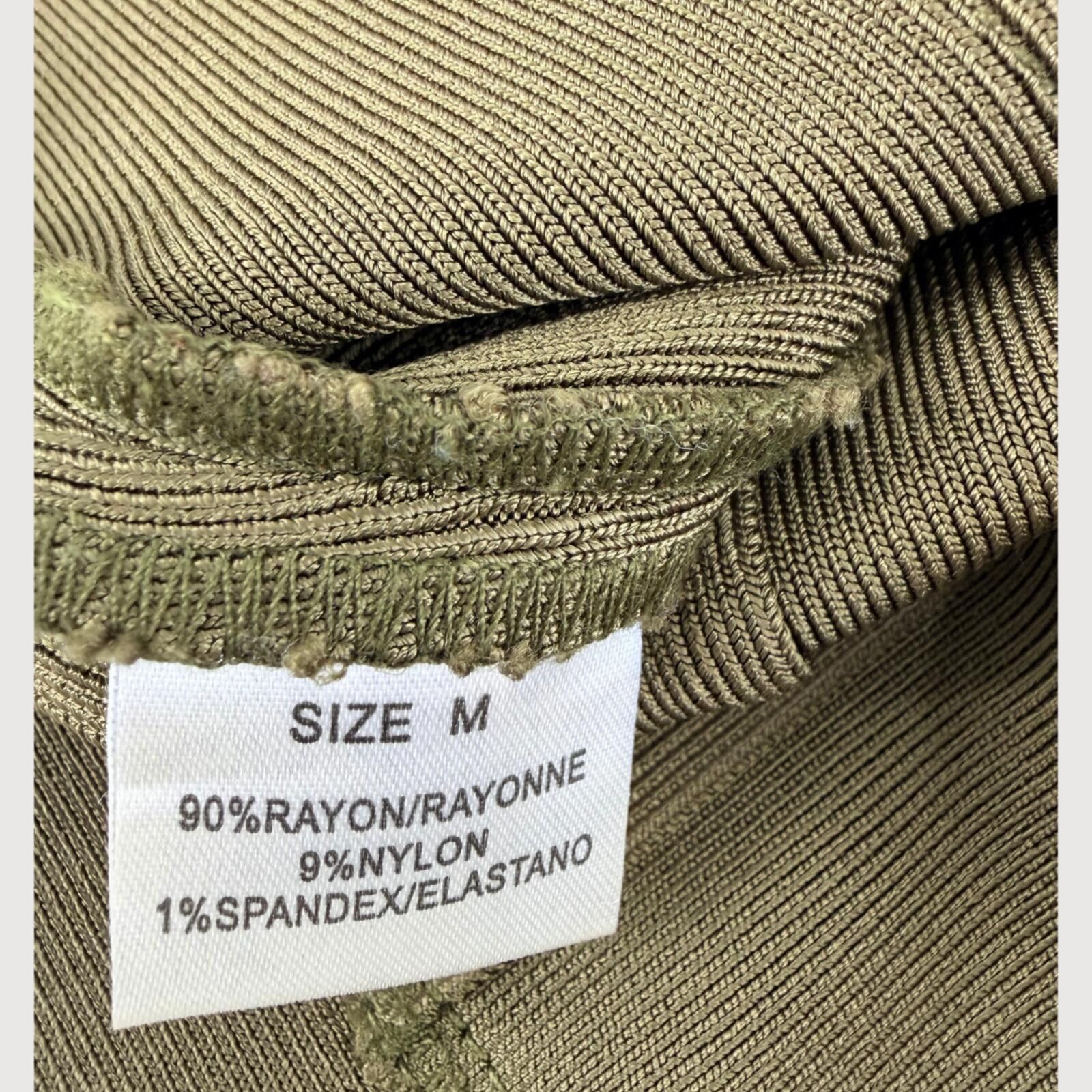 Other House of CB Shula Olive Bandage Midi Dress M Size M / US 6-8 / IT 42-44 - 5 Thumbnail