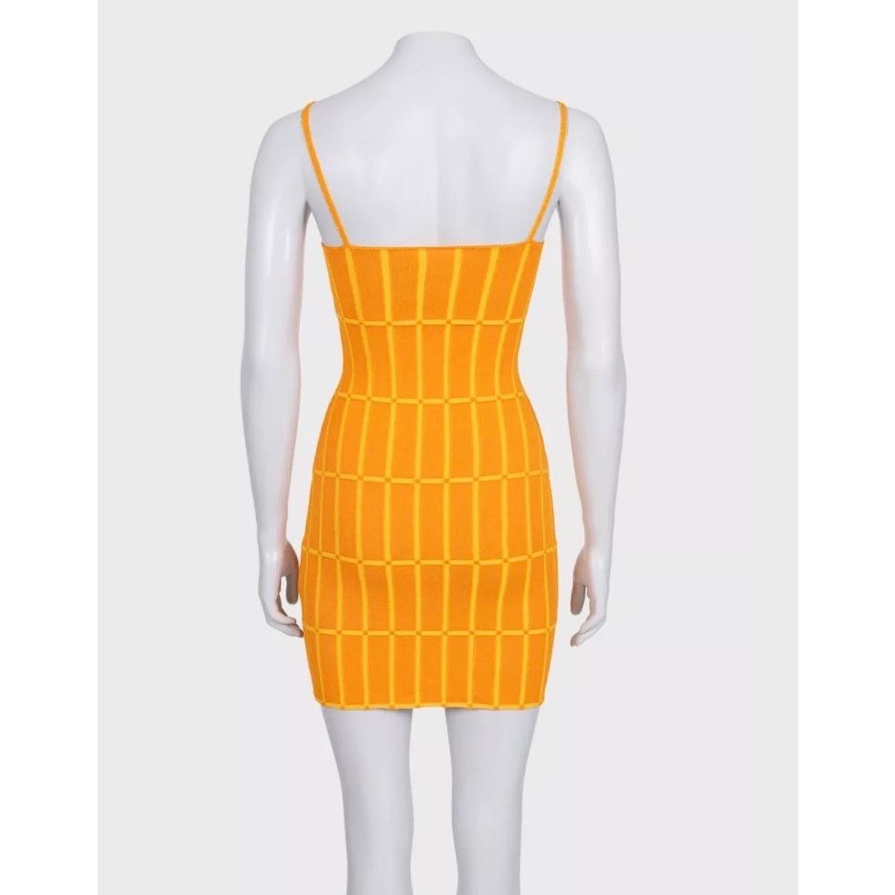 Jacquemus Jacquemus Vibrant Orange Maille Malha Knit Mini Dress S EU36 Size XS / US 0-2 / IT 36-38 - 3 Thumbnail