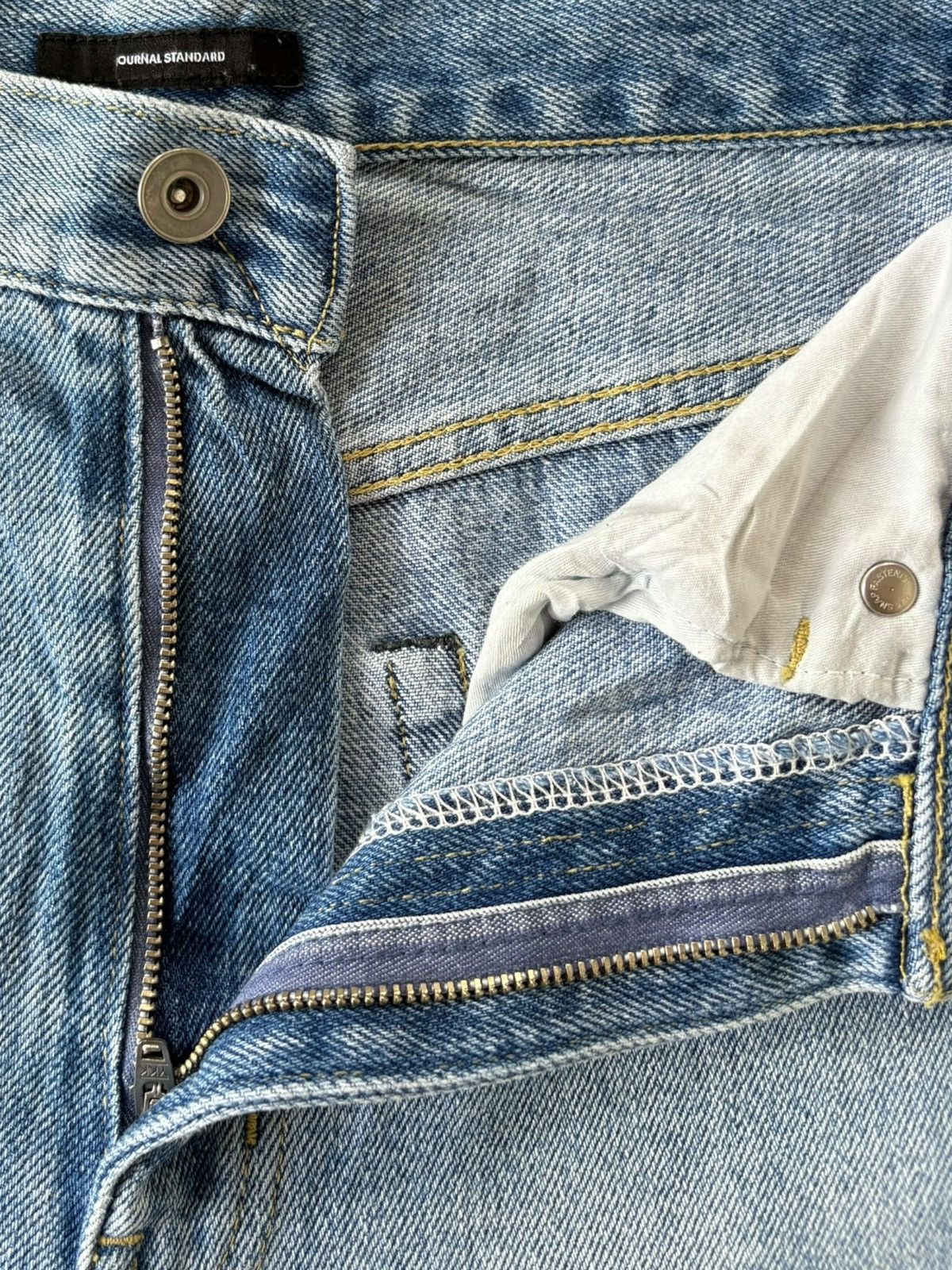 Journal Standard Vintage Journal Standard Distressed Baggy Jeans Size US 29 - 5 Thumbnail