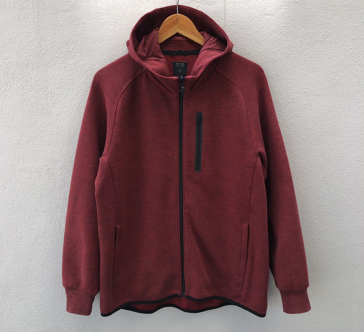 Uniqlo UNIQLO DRY Stretch Sweat Full-Zip Hoodie Size US L / EU 52-54 / 3 - 2 Thumbnail