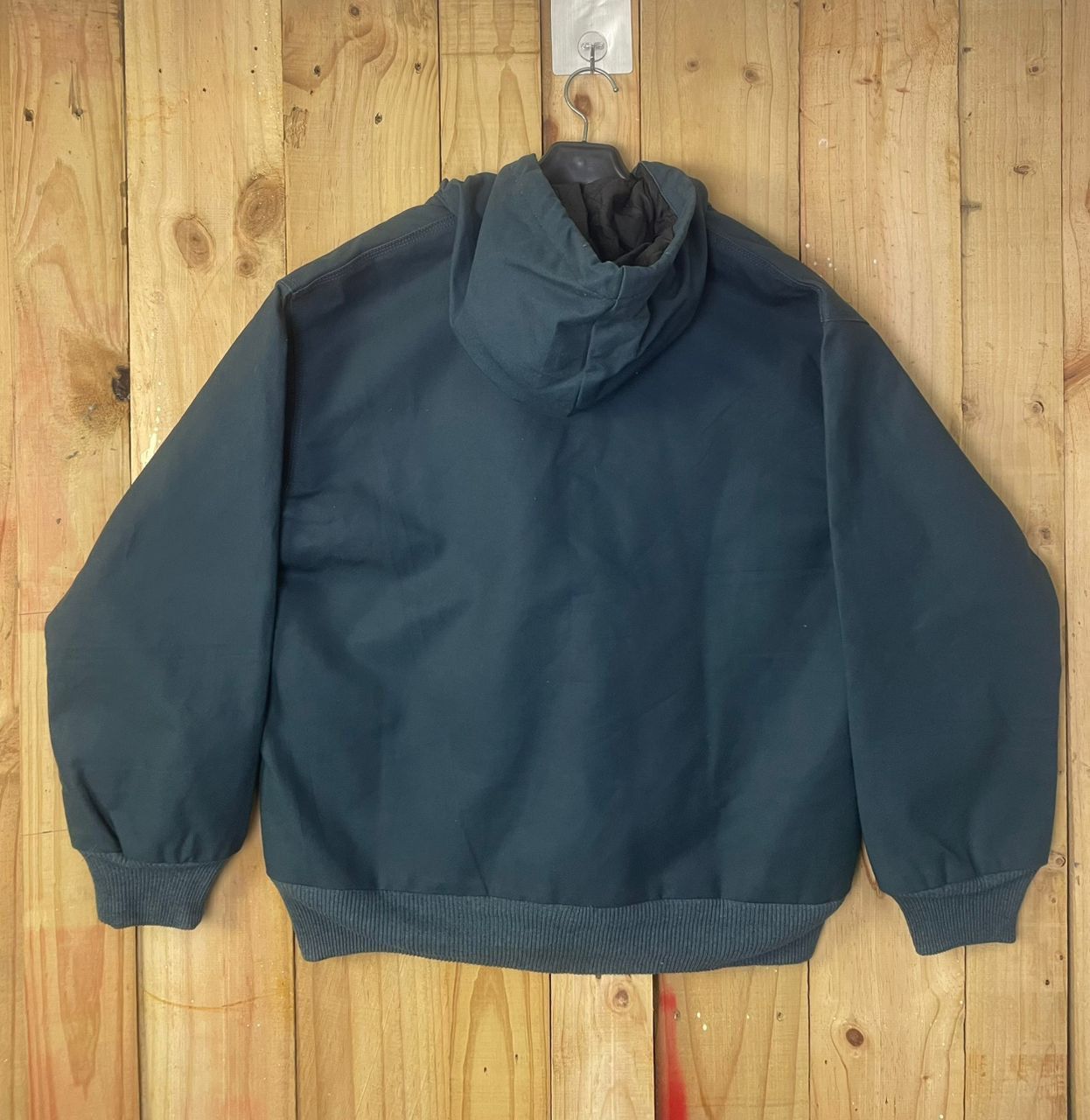 Carhartt × Vintage Vintage Carhartt Men's Thermal Lined Duck Jacket Hooded Size US L / EU 52-54 / 3 - 2 Thumbnail