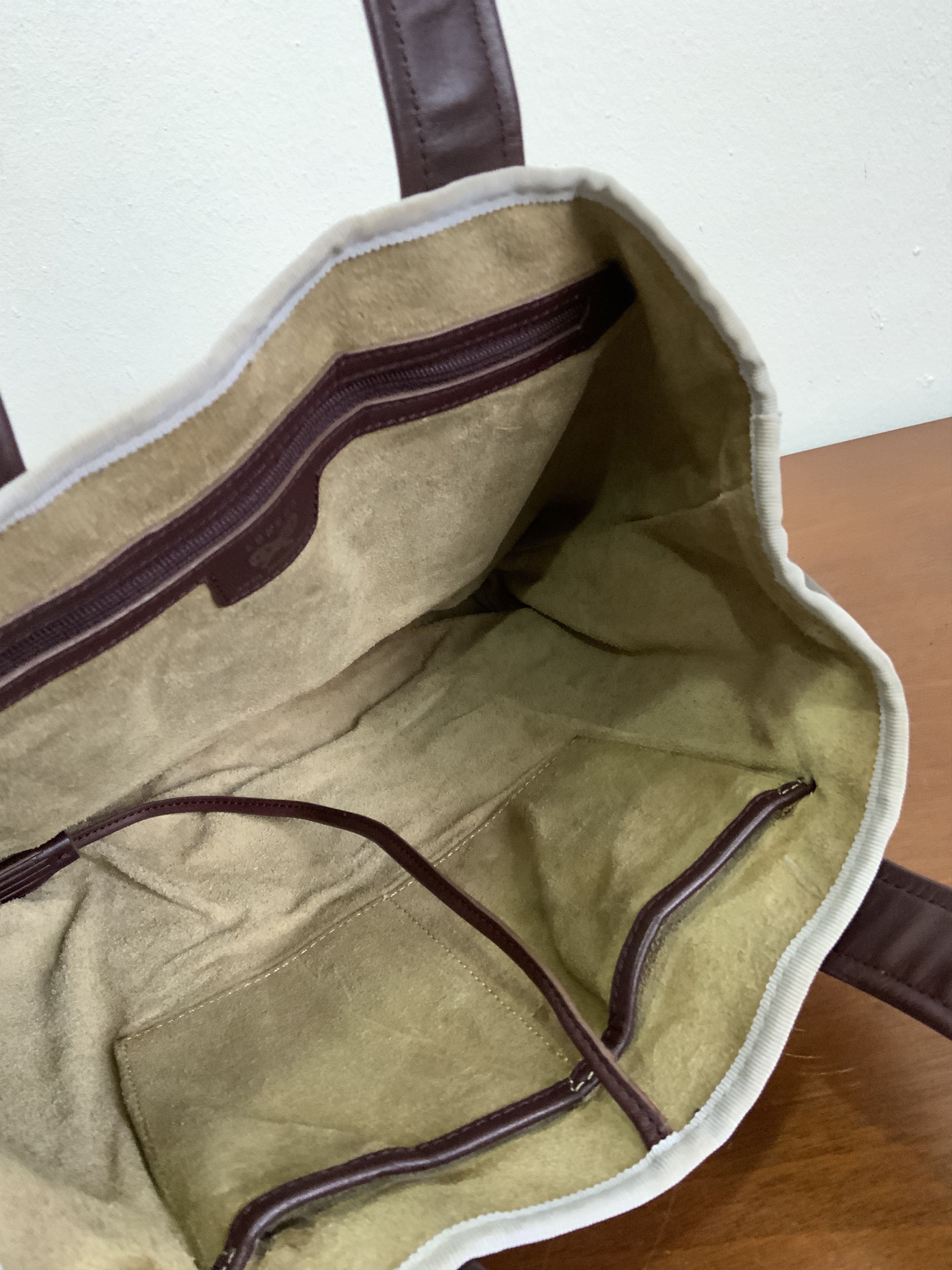 If Six Was Nine Anya Handmarch London Leather Tote Bag Size ONE SIZE - 14 Thumbnail