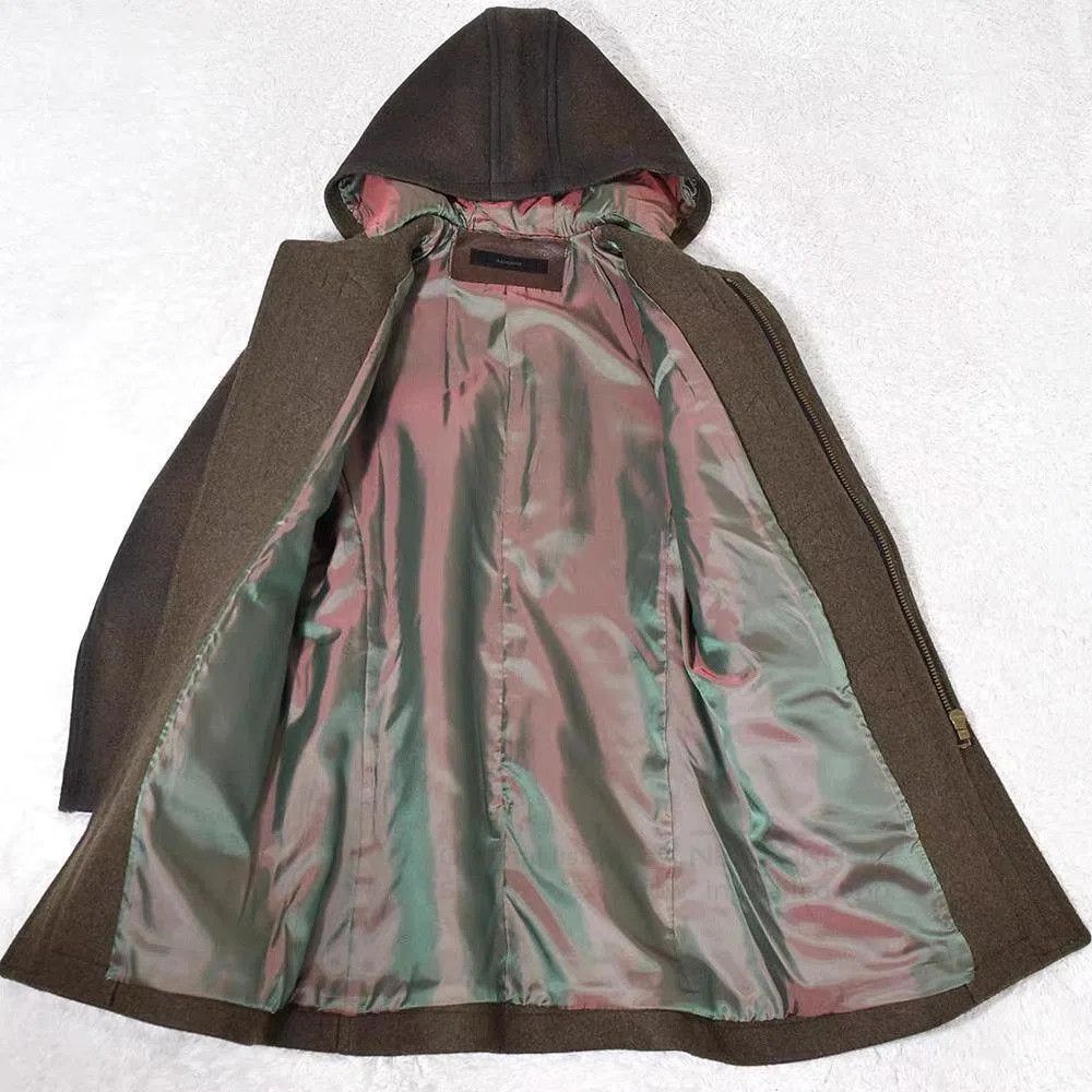 Backbone Hooded Toggle Coat with Satin Lining - Black S. Size US S / EU 44-46 / 1 - 4 Thumbnail