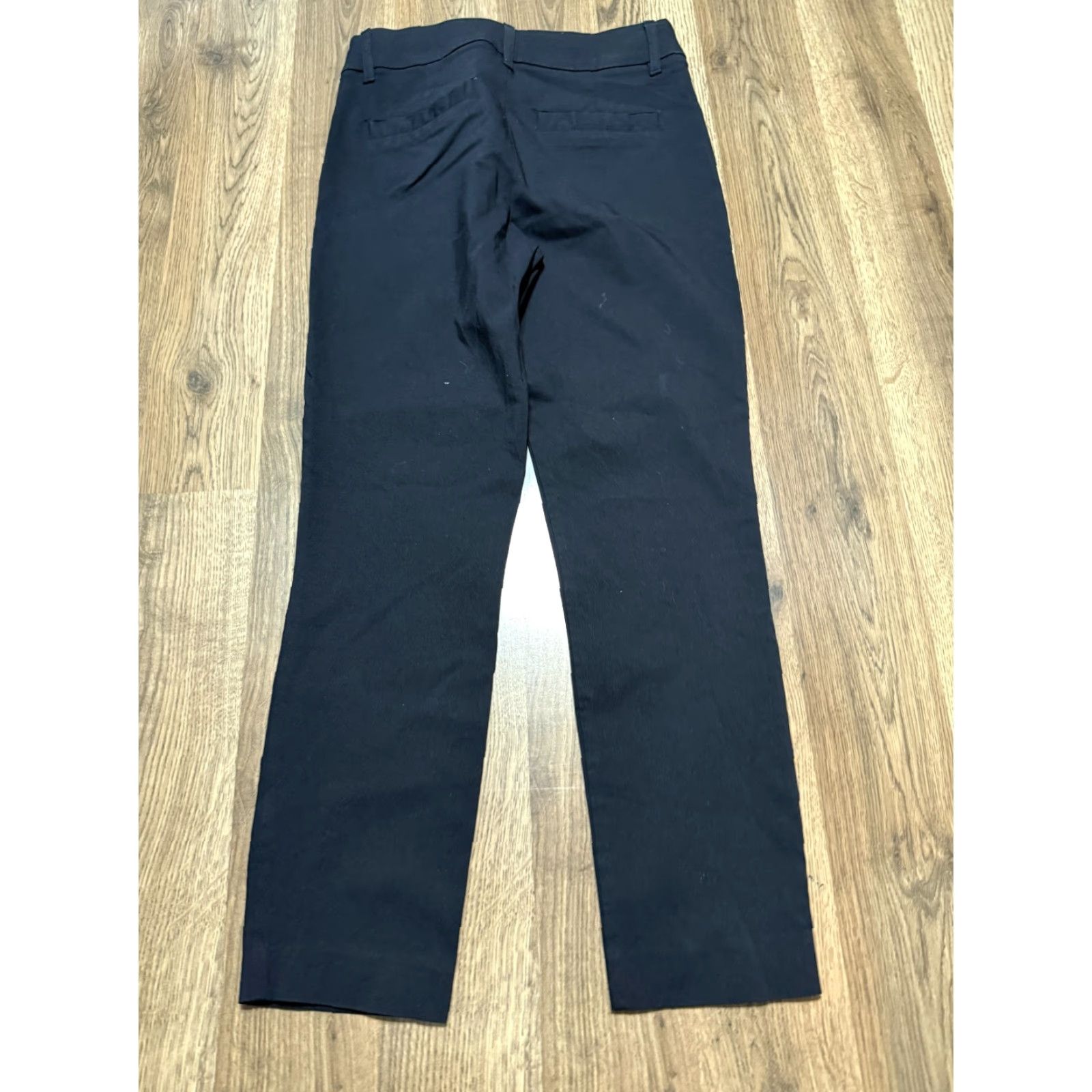 Vintage Maurices Pants Women's XS Black Pull On Straight Leg Mid Rise Size 26" / US 2 / IT 38 - 2 Thumbnail