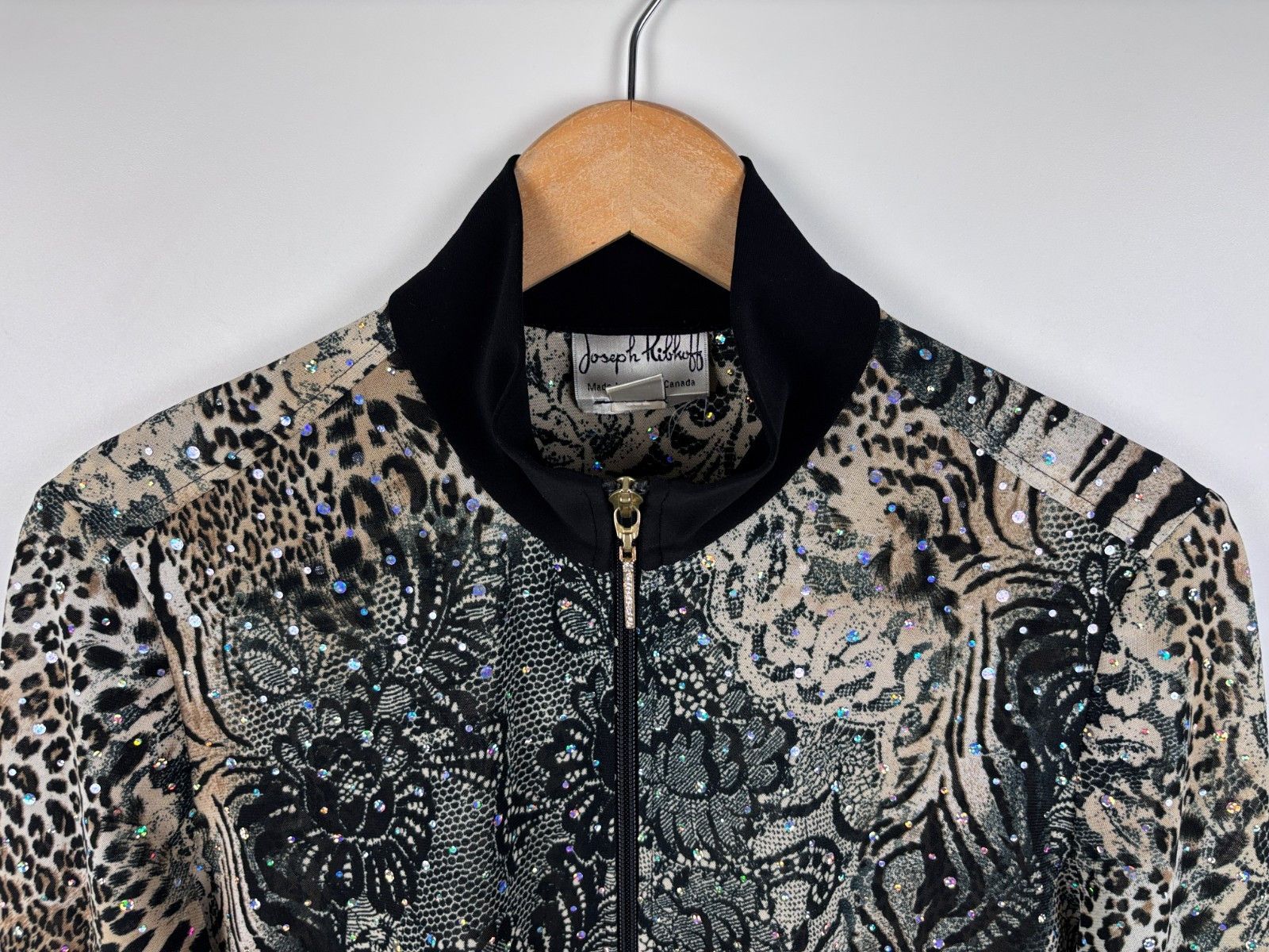 Joseph Ribkoff Joseph Ribkoff Animal Print Floral Zip Jacket US 12 Size XL / US 12-14 / IT 48-50 - 2 Thumbnail
