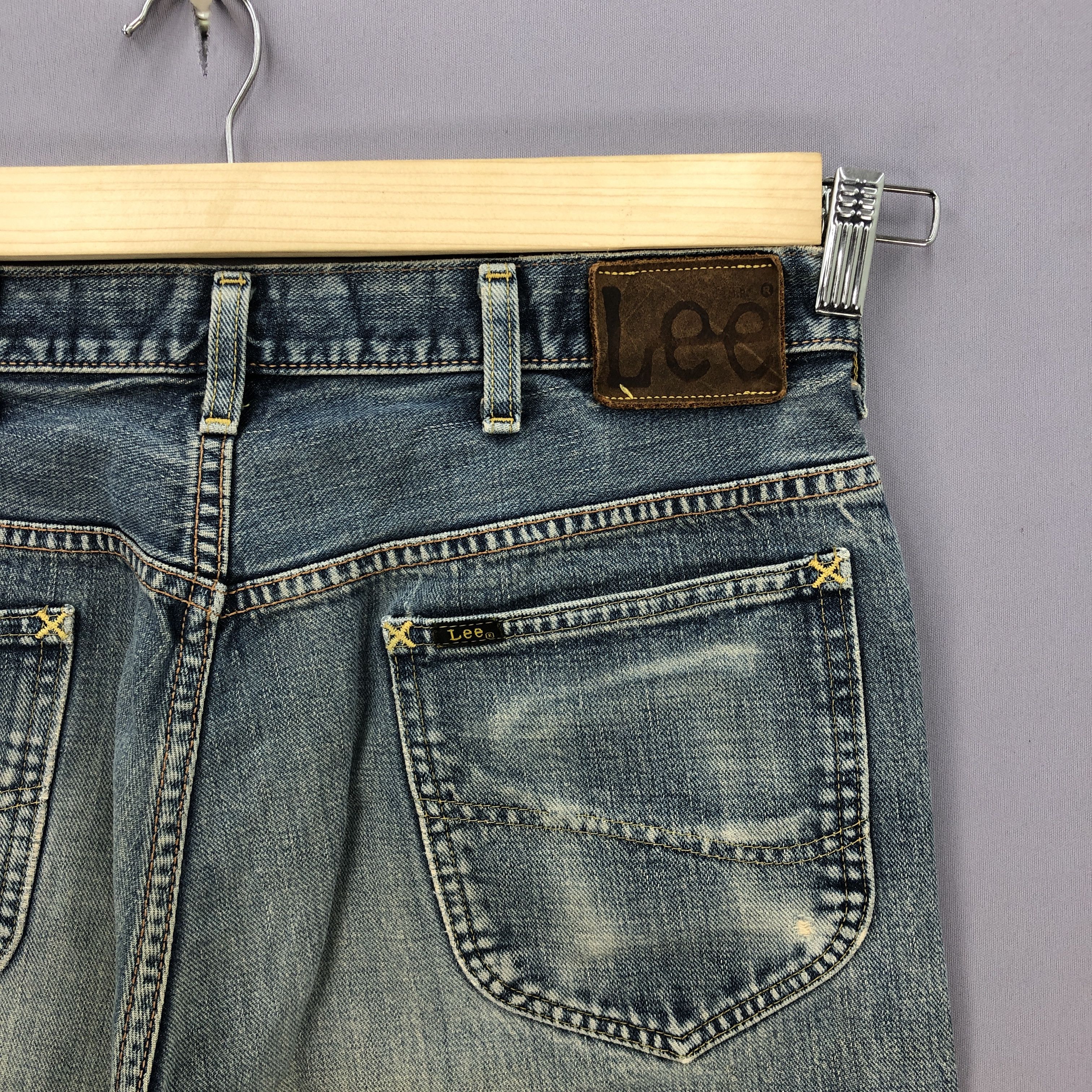 Lee Vintage Lee Selvedge Distressed Jeans Lee Redline Denim Size US 34 / EU 50 - 5 Thumbnail