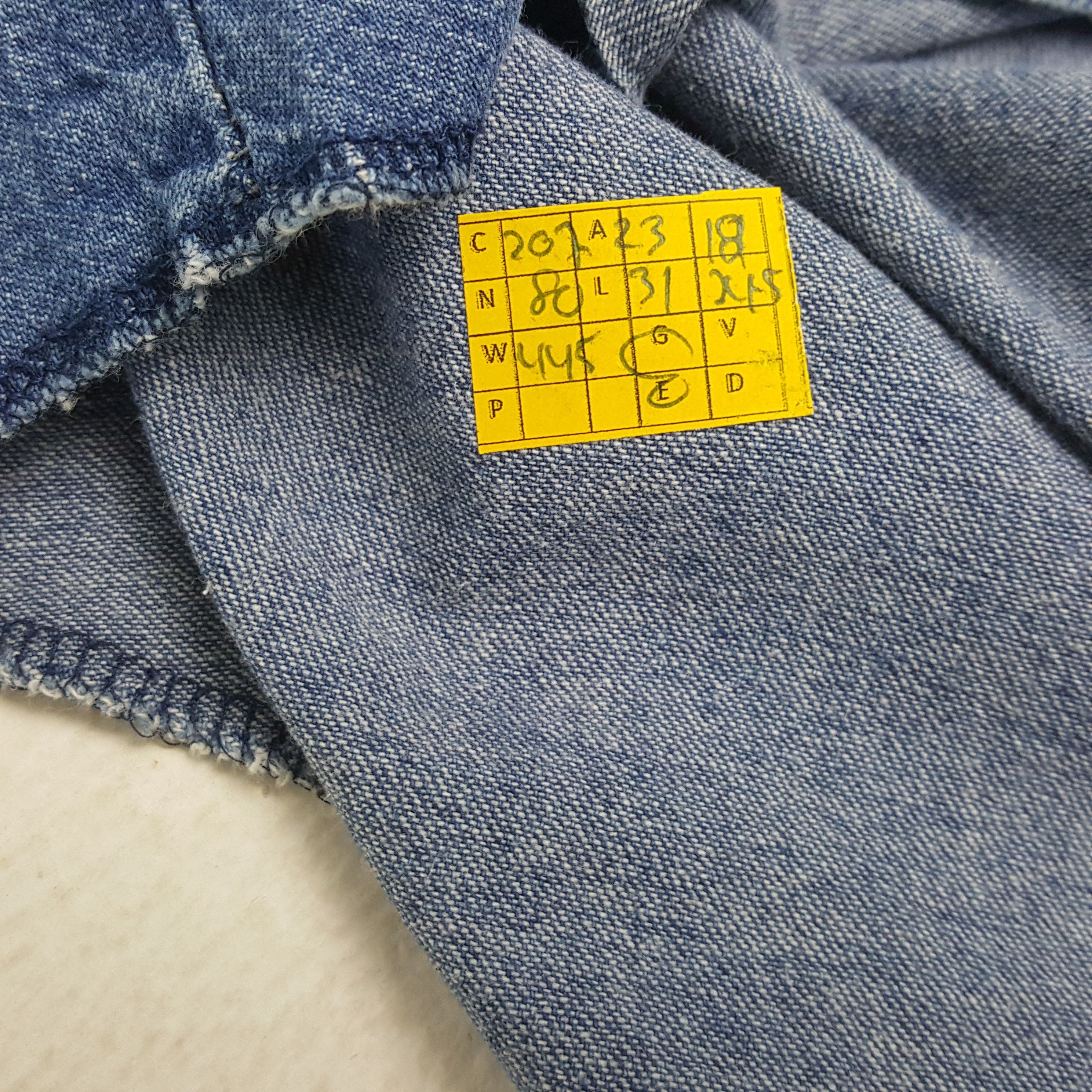Vintage × Wrangler Vintage WRANGLER American Classic Style Denim Shirts Size US XL / EU 56 / 4 - 6 Thumbnail