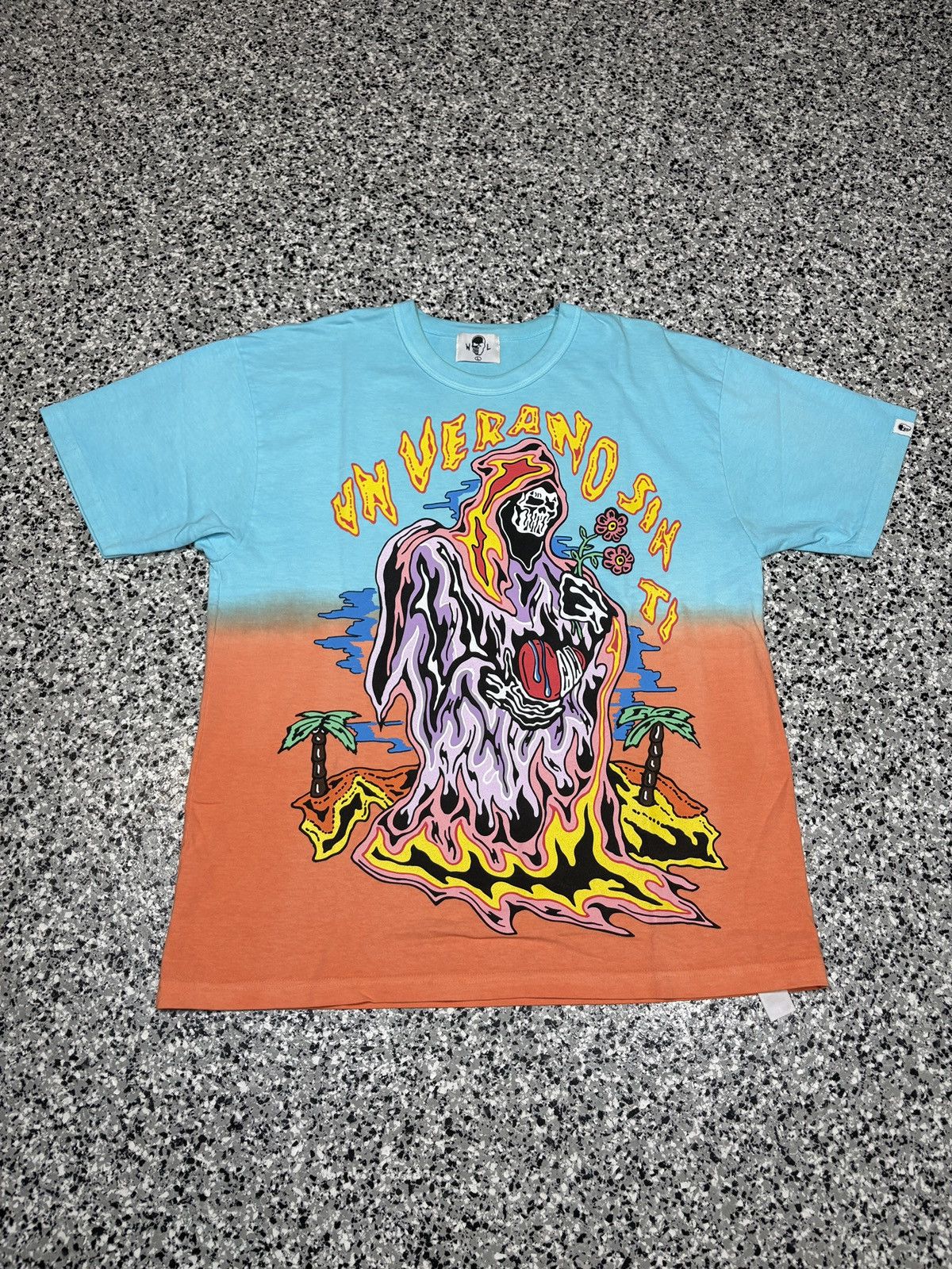 Warren Lotas 2022 Warren Lotas Bad Bunny “Un Verano Sin Ti” T-Shirt Sz L Size US L / EU 52-54 / 3 - 1 Thumbnail