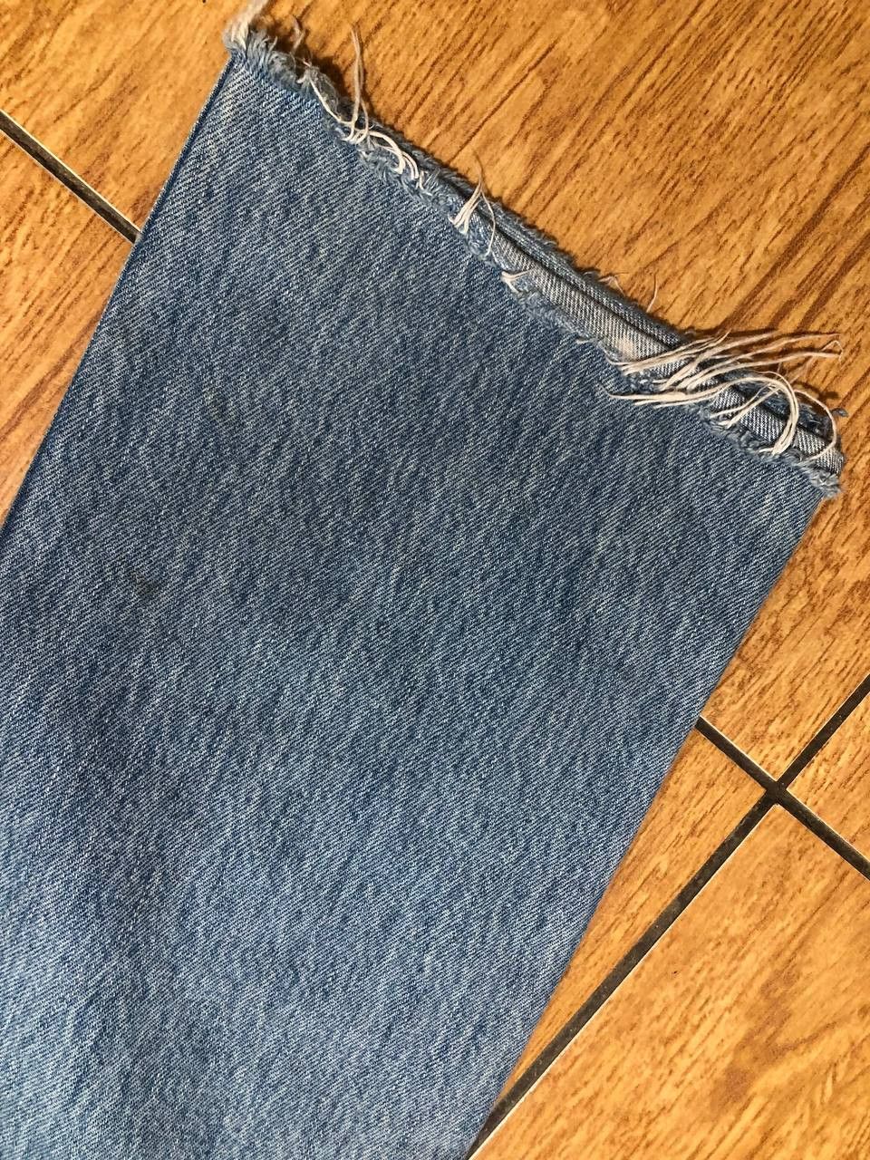 Levi's Vintage 60's Levis 501 Jeans Patchwork Flare Blue Jeans Size 30" / US 8 / IT 44 - 13 Thumbnail