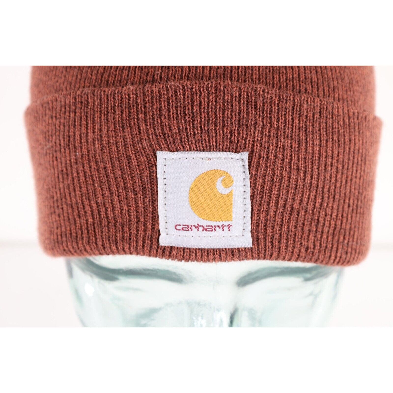 Carhartt × Vintage Vintage Y2K Carhartt Spell Out Knit Winter Beanie Hat Size ONE SIZE - 2 Thumbnail