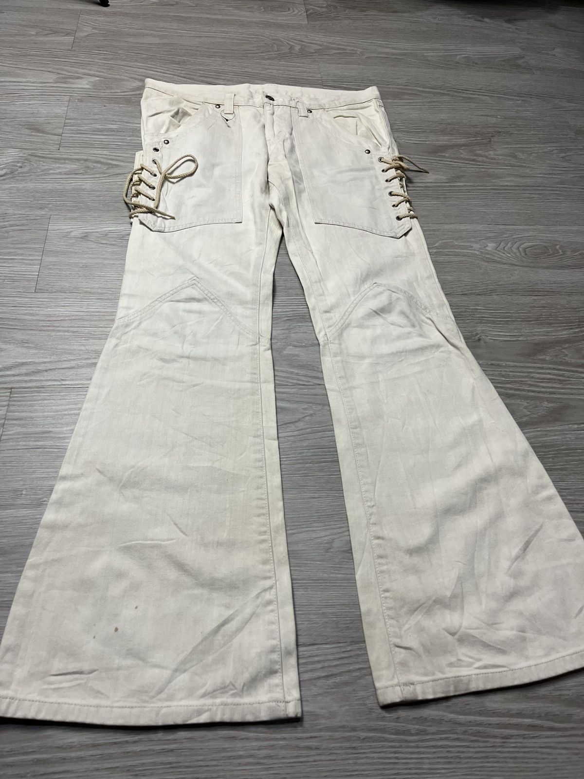 Tornado Mart 2000’s Tornado Mart Flared Lace Pants Size US 32 / EU 48 - 5 Thumbnail