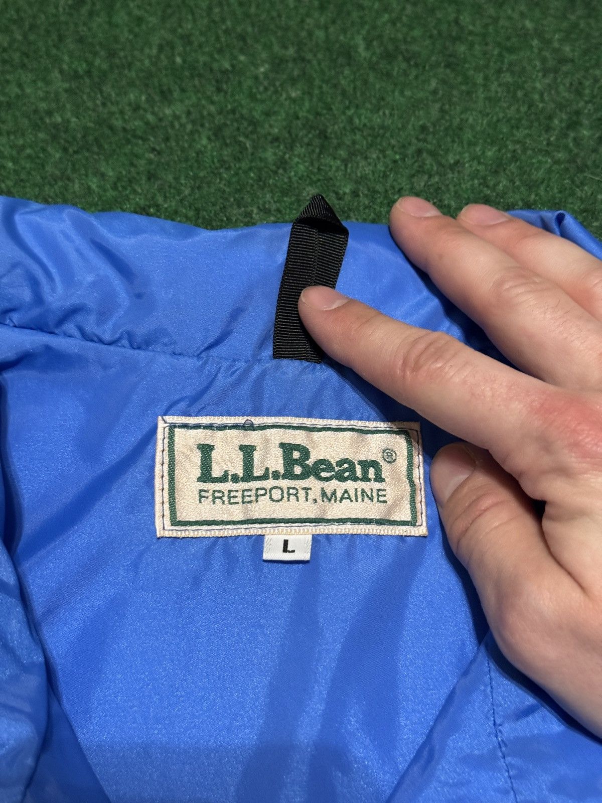 L.L. Bean LL Bean Lightweight Blue Vest Large Zip Sleeveless Jacket Size L / US 10 / IT 46 - 2 Thumbnail