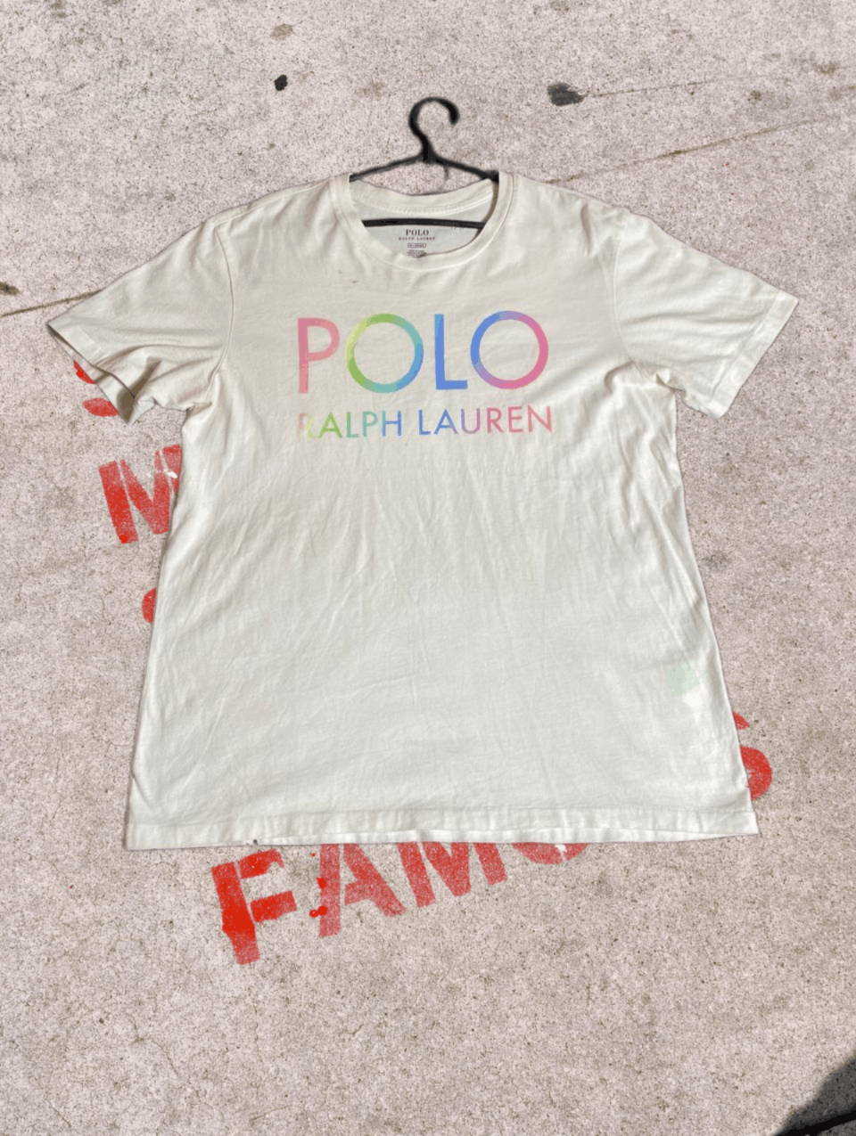 Polo Ralph Lauren × Rugby Ralph Lauren × Vintage Vintage Polo Ralph Lauren Big Logo T Shirt Size US M / EU 48-50 / 2 - 1 Thumbnail