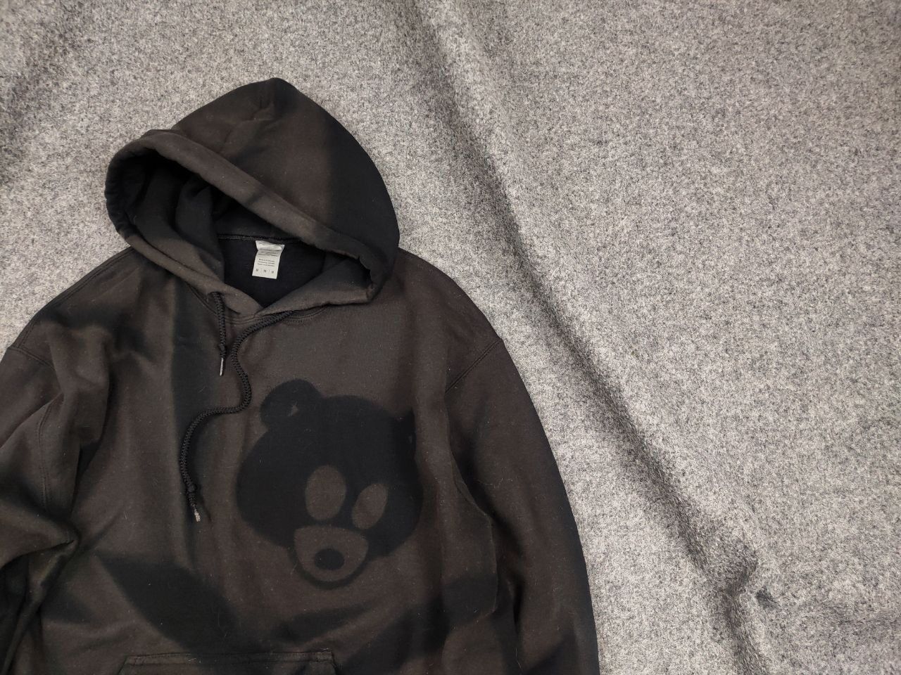 Vintage Rare Vintage 90's Dropout Bear Black Sun Faded logo Hoodie Size US M / EU 48-50 / 2 - 2 Thumbnail