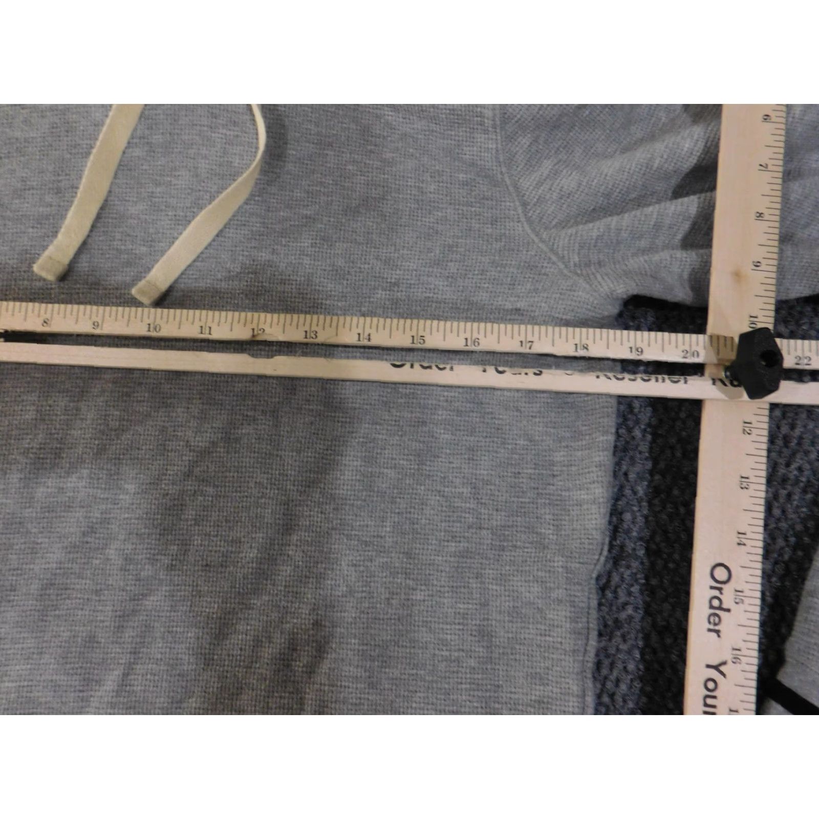 Polo Ralph Lauren Polo Ralph Lauren Hoodie Mens Small Gray Waffle Knit Thermal Pullover Pony Logo Size US S / EU 44-46 / 1 - 7 Thumbnail