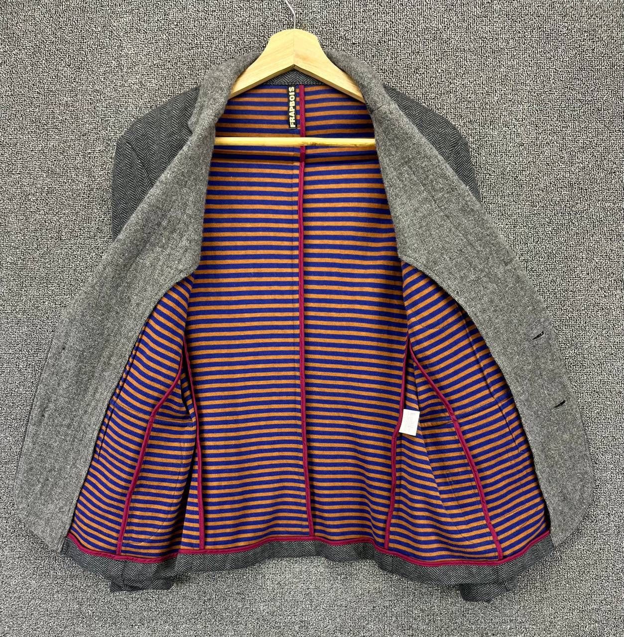 Frapbois Vintage Issey Miyake Frapbois Wool Coat Jacket Size M / US 6-8 / IT 42-44 - 6 Thumbnail