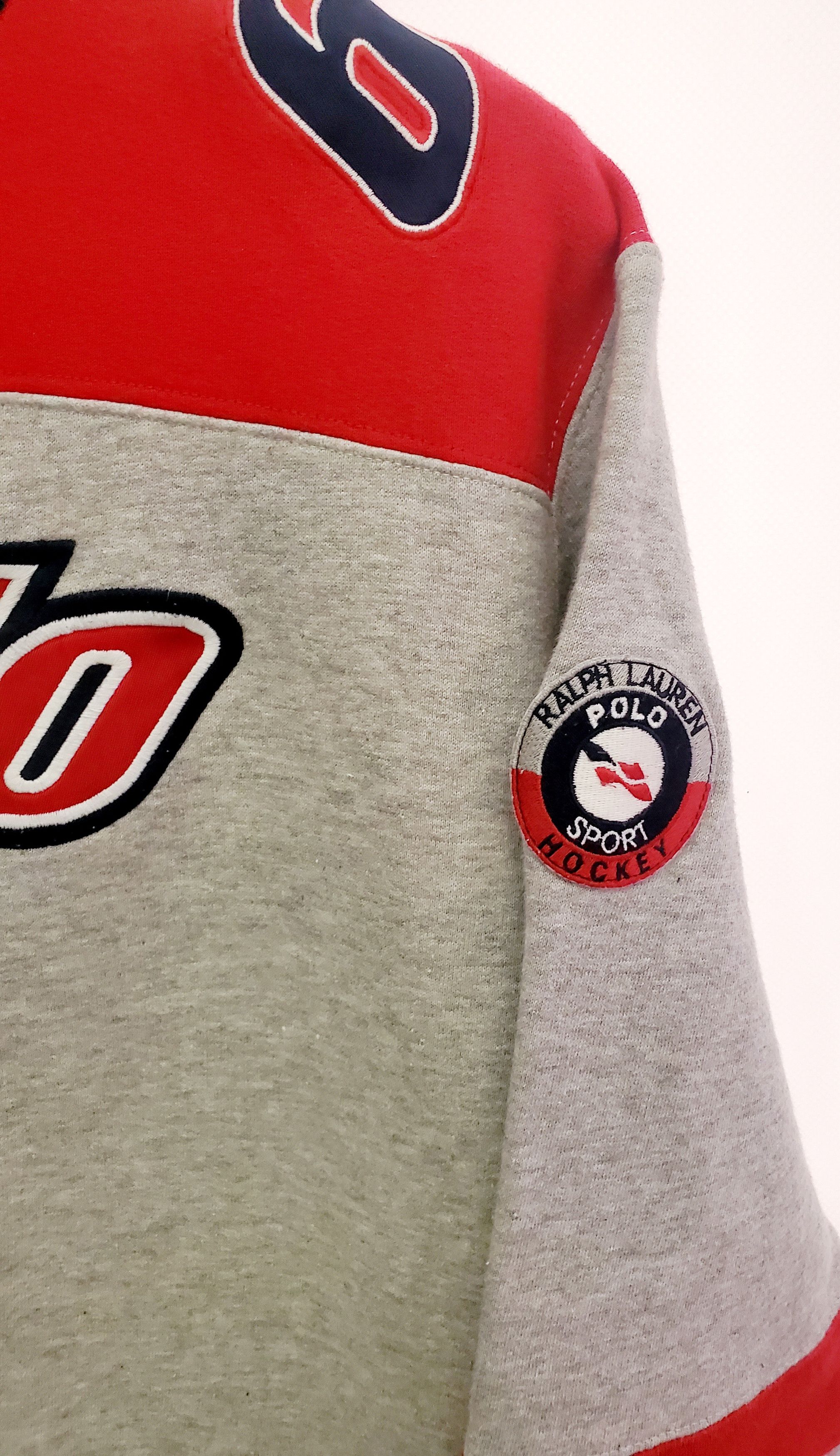 Polo Ralph Lauren × Vintage Vintage Polo Ralph Lauren sport hockey sweatshirt size M Size M / US 6-8 / IT 42-44 - 2 Thumbnail