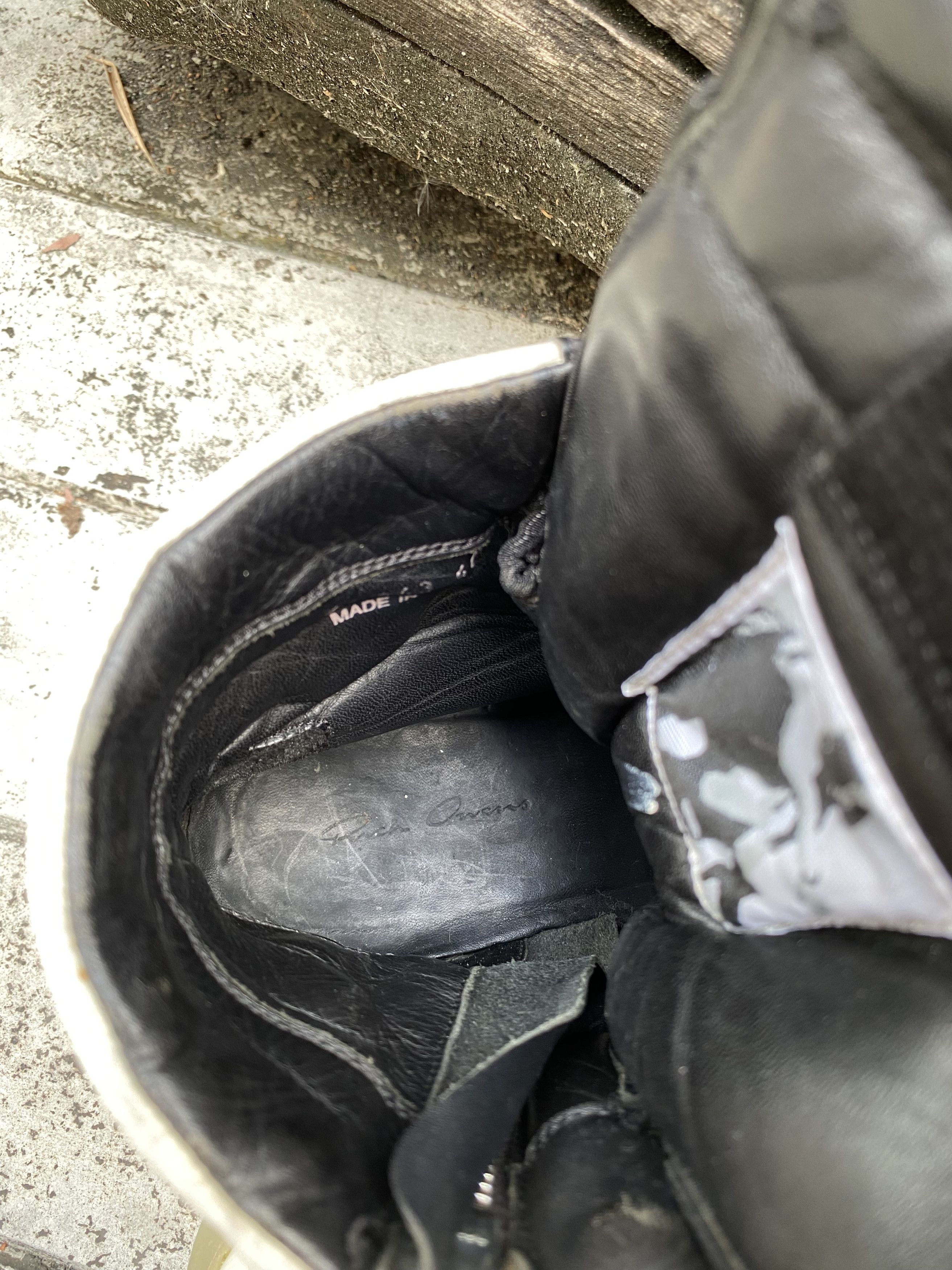Rick Owens *RARE* Rick Owens Geobasket Transparent Sole Sneakers EU40 Size US 7 / EU 40 - 6 Thumbnail