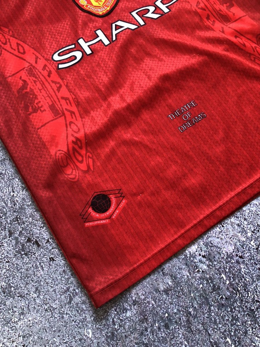Vintage 1996/1997 Manchester United Vintage Soccer Jersey Tee Size US L / EU 52-54 / 3 - 5 Thumbnail