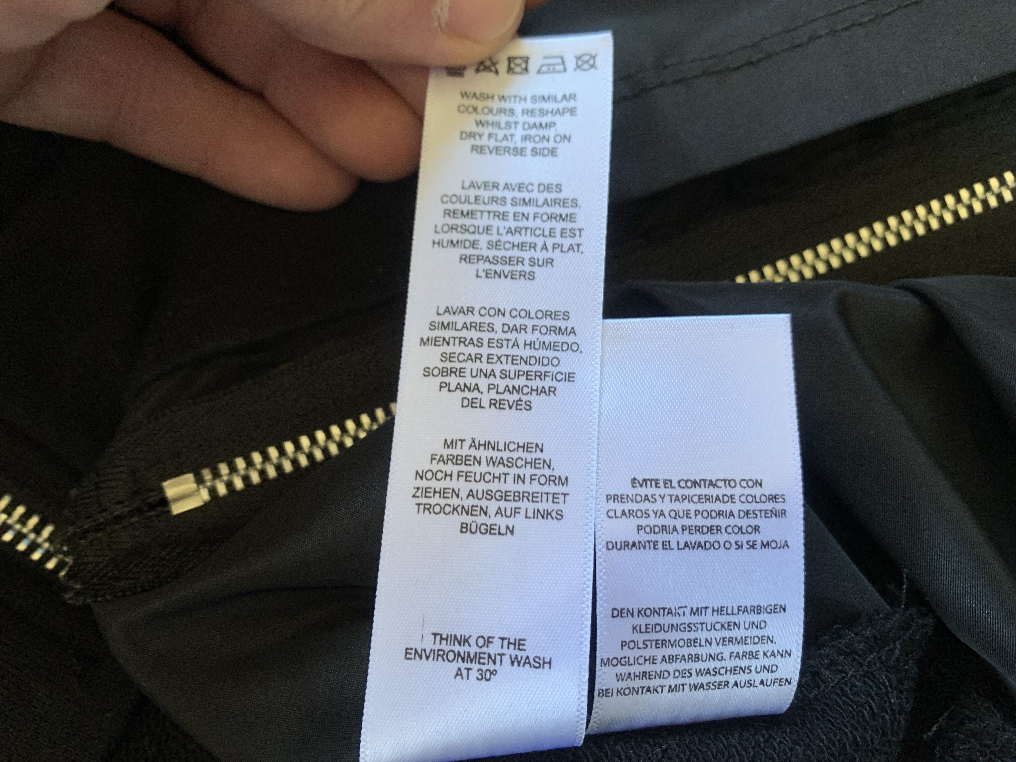 Asos ASOS Black Zip Olympic Jacket Size US S / EU 44-46 / 1 - 10 Thumbnail