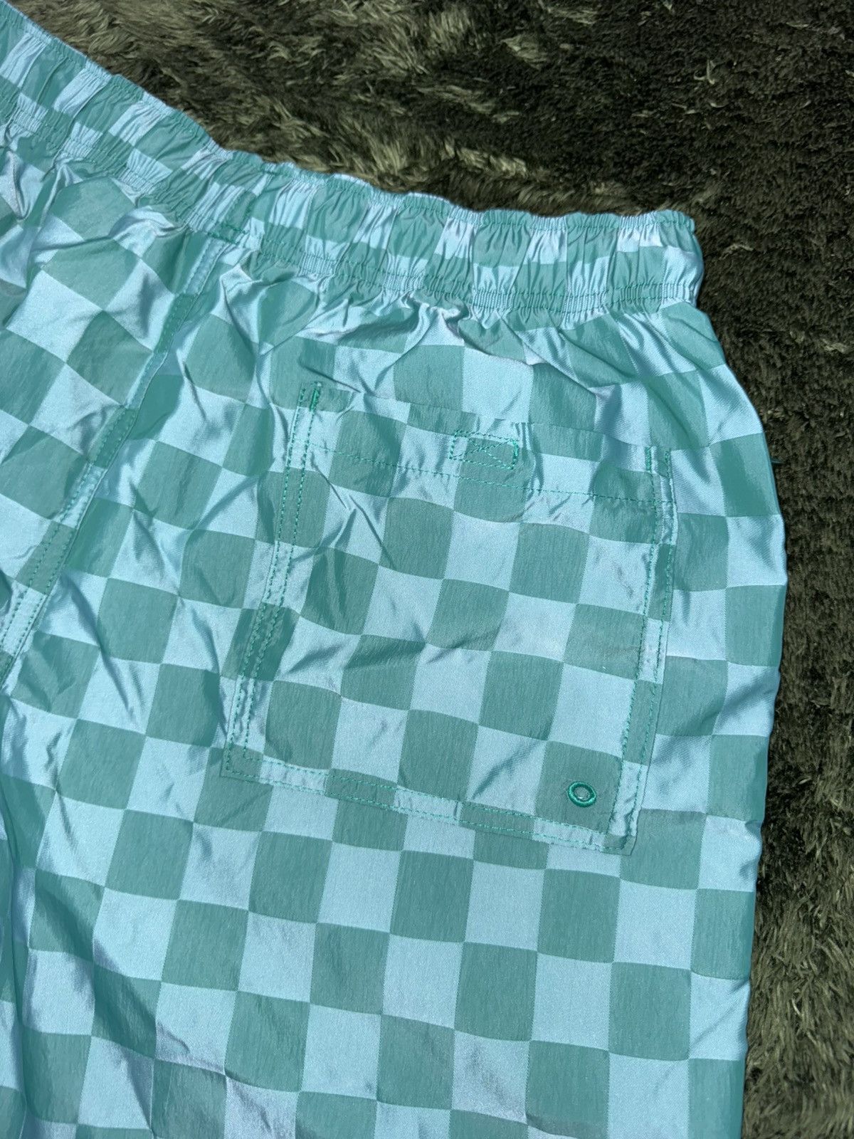 Nike [XL] Nike club green checker board shorts half pants Size US 34 / EU 50 - 6 Thumbnail