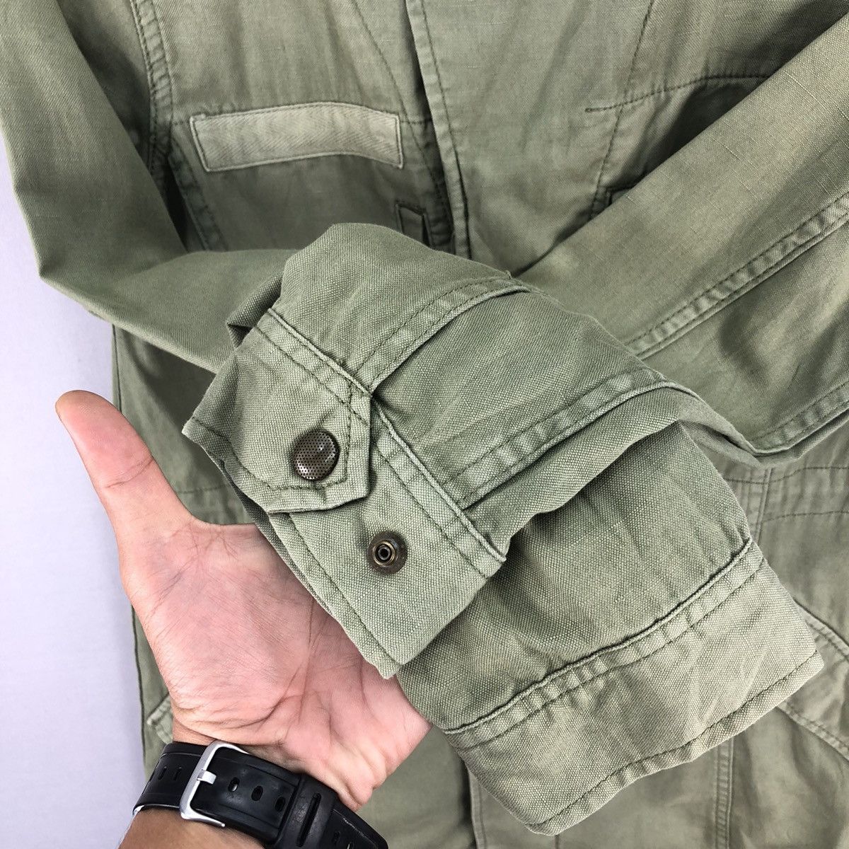 ADAM ET ROPE Vintage Adam Et Rope Military Inspired Long Jacket Size XS / US 0-2 / IT 36-38 - 13 Thumbnail