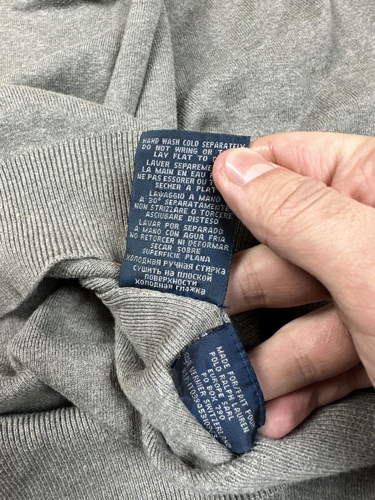 Polo Ralph Lauren × Vintage Polo Ralph Lauren V neck knitwear Size US M / EU 48-50 / 2 - 6 Thumbnail
