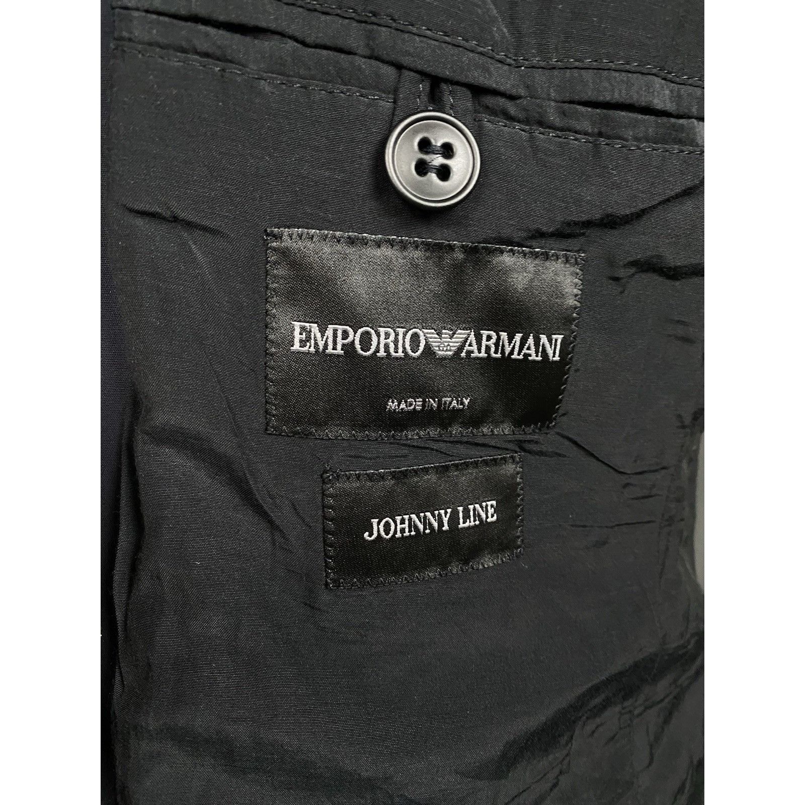Emporio Armani Emporio Armani Johnny Men's Blue Zip Sportcoat Jacket Size 5 Size US M / EU 48-50 / 2 - 11 Thumbnail