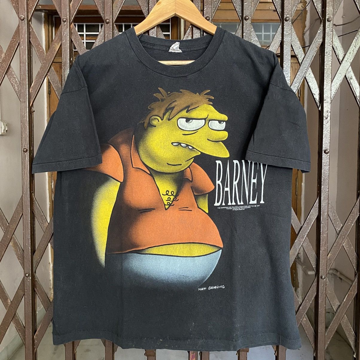Band Tees Vintage 90s barney gumble shirt Size US XL / EU 56 / 4 - 1 Thumbnail