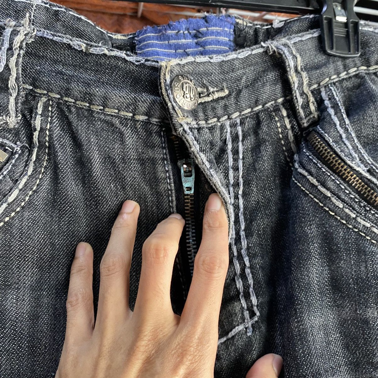 Japanese Brand Y2k Embroidered Denim Vintage Victorious Jeans Size US 38 / EU 54 - 11 Thumbnail