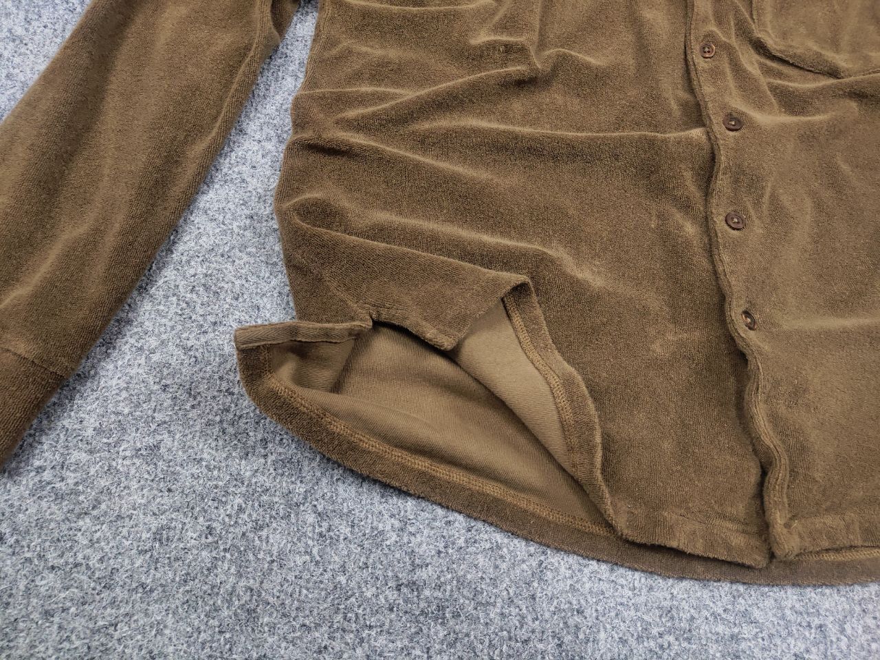 Other Plus 315 Designed in Lisbon Overshirt Button Velour brown Size US XL / EU 56 / 4 - 9 Thumbnail