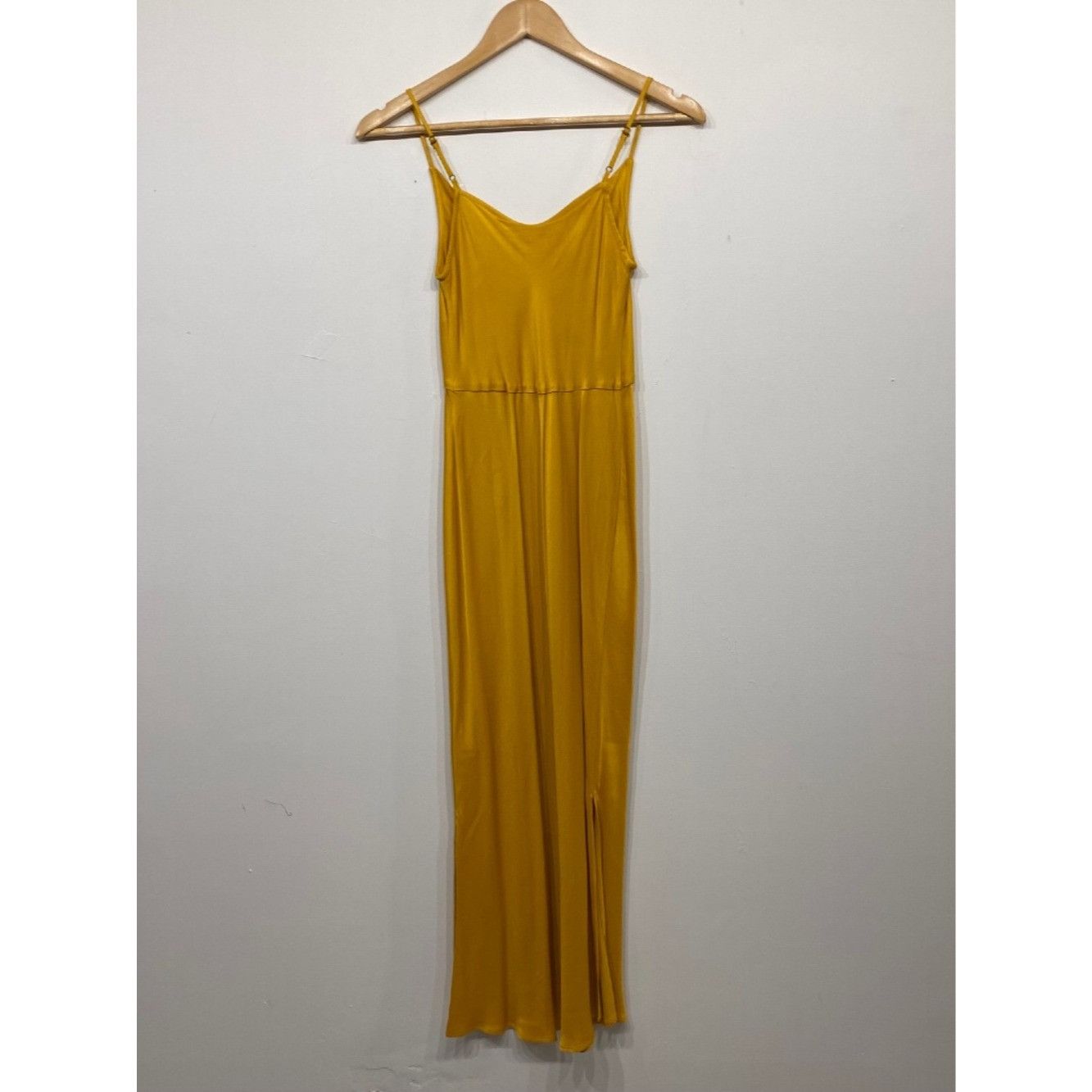 Anthropologie Anthropologie Elyse Bias Slip Midi Dress Canary/Yellow XXS Size XXS / US 00 / IT 34 - 2 Thumbnail