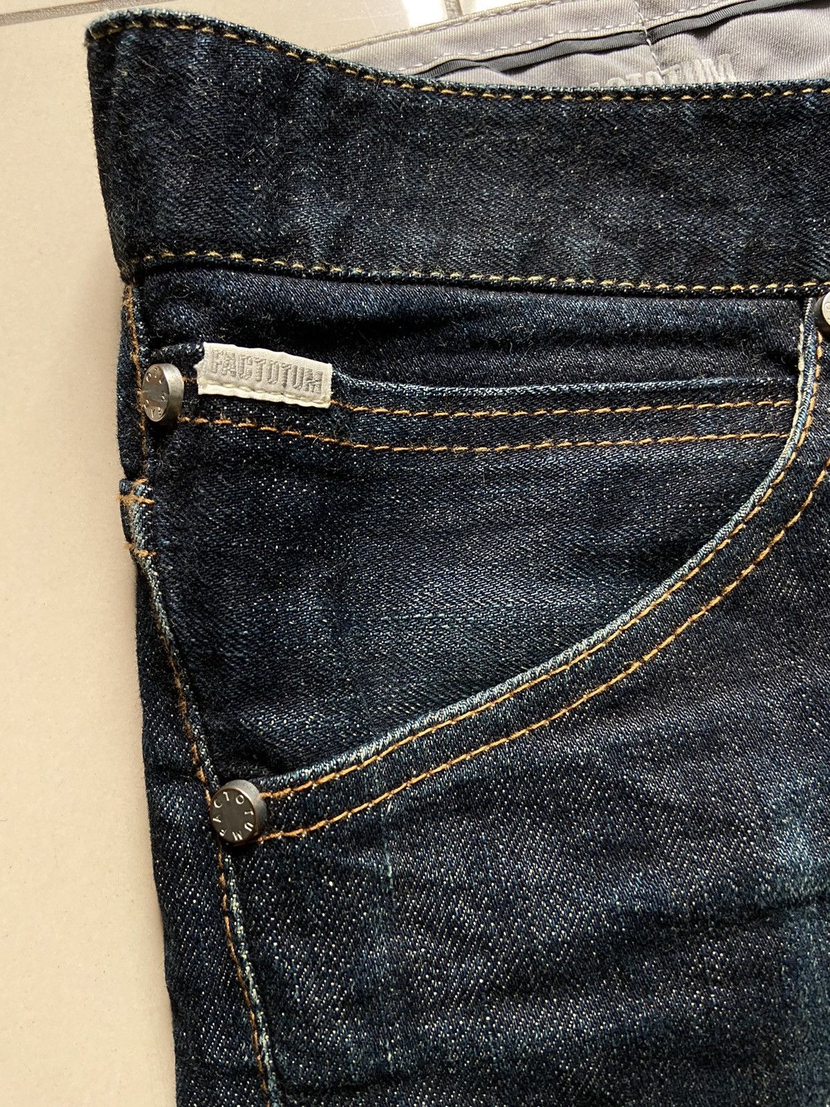 FACTOTUM × Japanese Brand Vintage Factotum ‘Nihomenpu’ Straight Selvedge Denim Pants Size US 32 / EU 48 - 7 Thumbnail