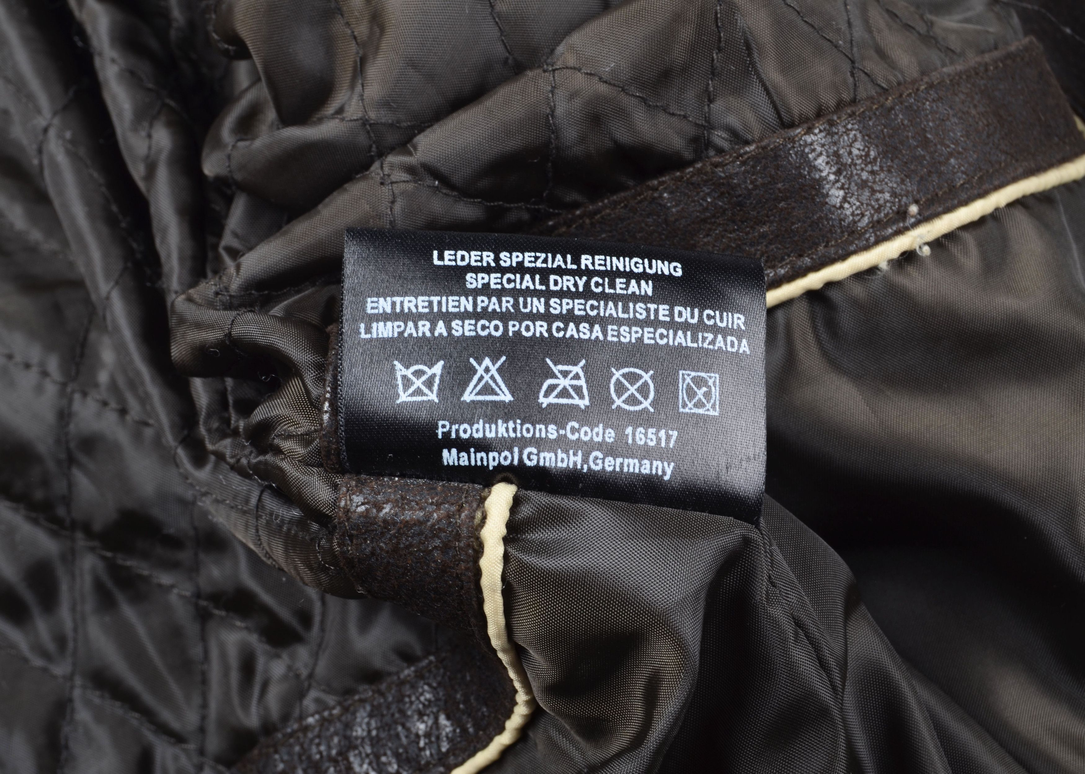 Alpha Industries Vintage Alpha Industries 90's Brown Leather Zip Jacket Size US M / EU 48-50 / 2 - 7 Thumbnail