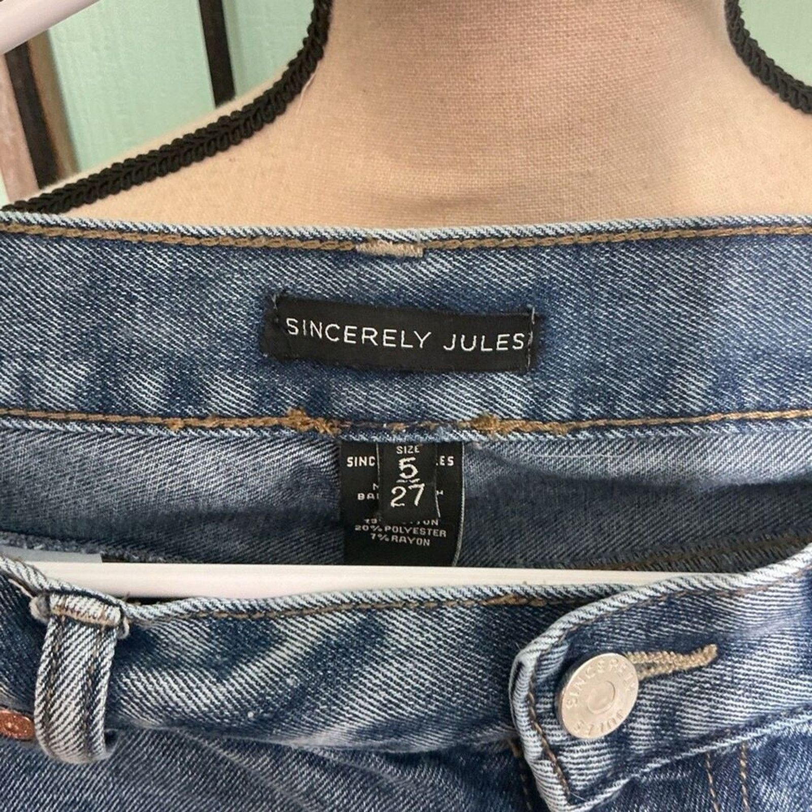 Other Sincerely Jules Straight-Leg Jeans | Medium Wash | Size 5 Size 32" / US 10 / IT 46 - 3 Thumbnail