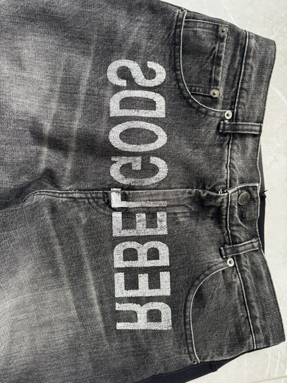 Undercover AW02 undercover rebelgods hybrid denim Size US 31 - 9 Thumbnail