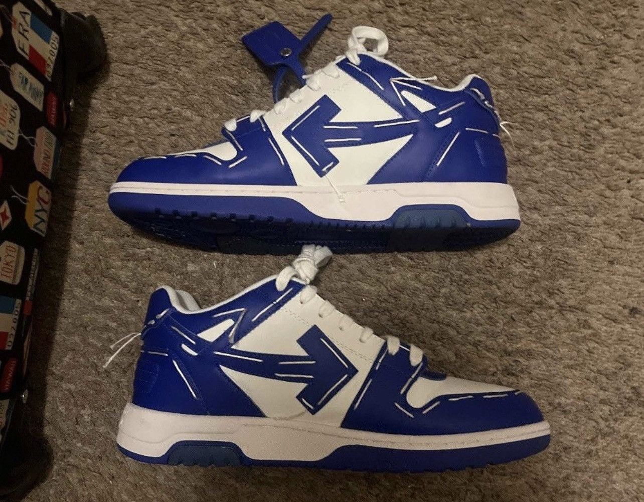 Off-White OFFWHITE SATORIAL BLUE STITCH LIKE NEW Size US 11 / EU 44 - 2 Thumbnail