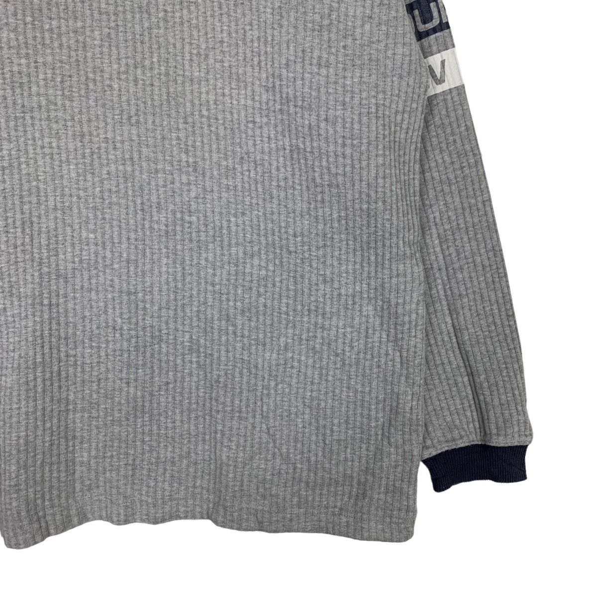 Alexander Julian COLOURSPORT Embroidery Big Logo V Neck Sweater #0461-C21 Size US L / EU 52-54 / 3 - 4 Thumbnail