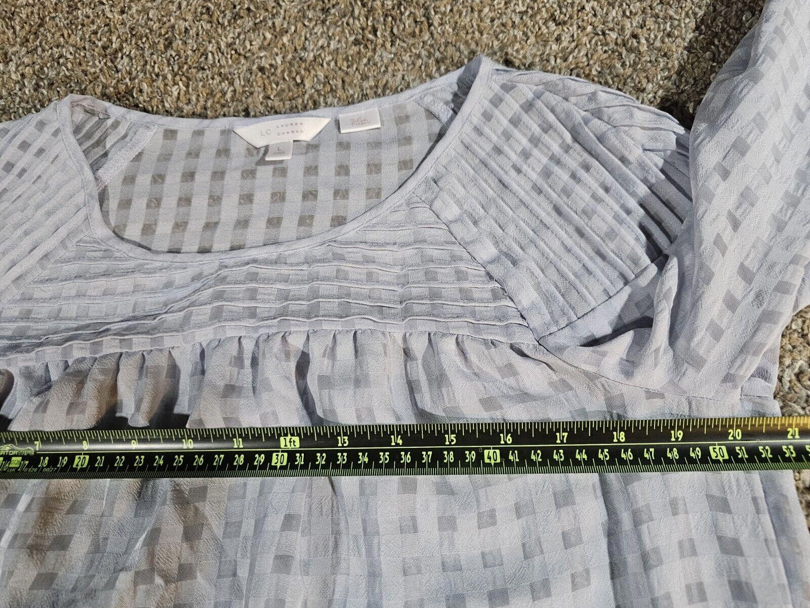 Designer LAUREN CONRAD large Geometric Squares Top Size L / US 10 / IT 46 - 6 Thumbnail