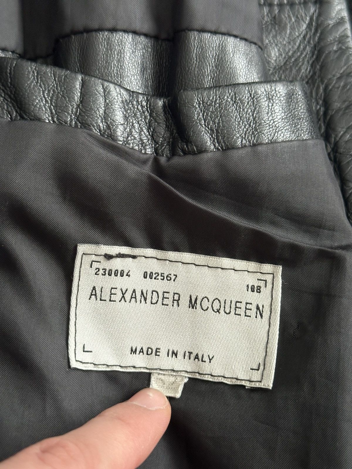 Alexander McQueen Alexander McQueen 90’s Long Leather Coat Size US L / EU 52-54 / 3 - 9 Thumbnail