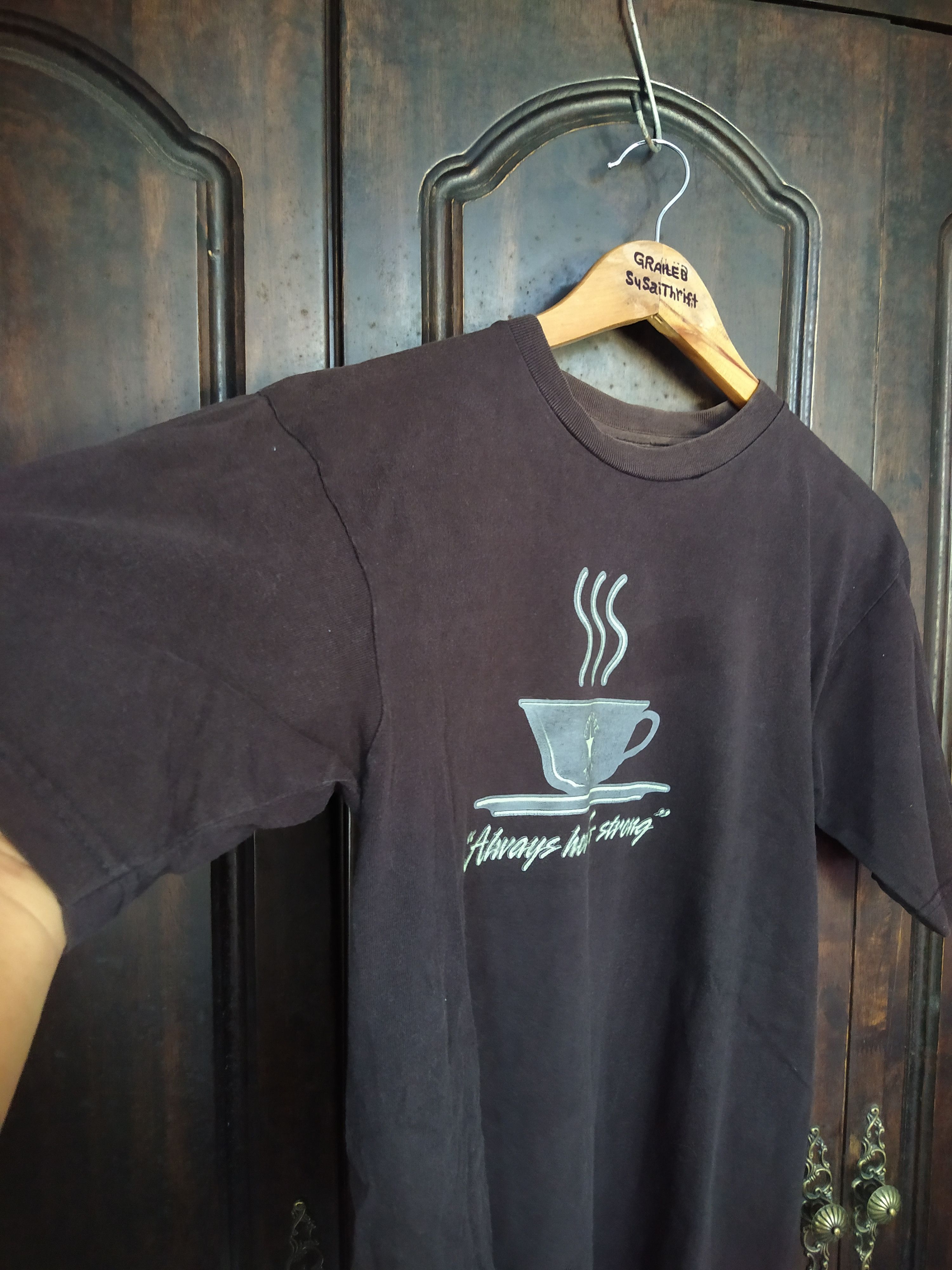 Vintage Converse Coffee Graphics Tshirt Vintage Size US M / EU 48-50 / 2 - 3 Thumbnail