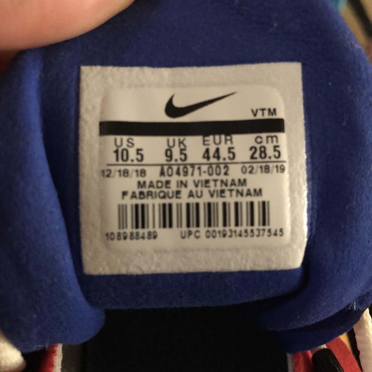 Nike 2019 Air Max 270 React 'Bauhaus' Size US 10.5 / EU 43-44 - 5 Thumbnail