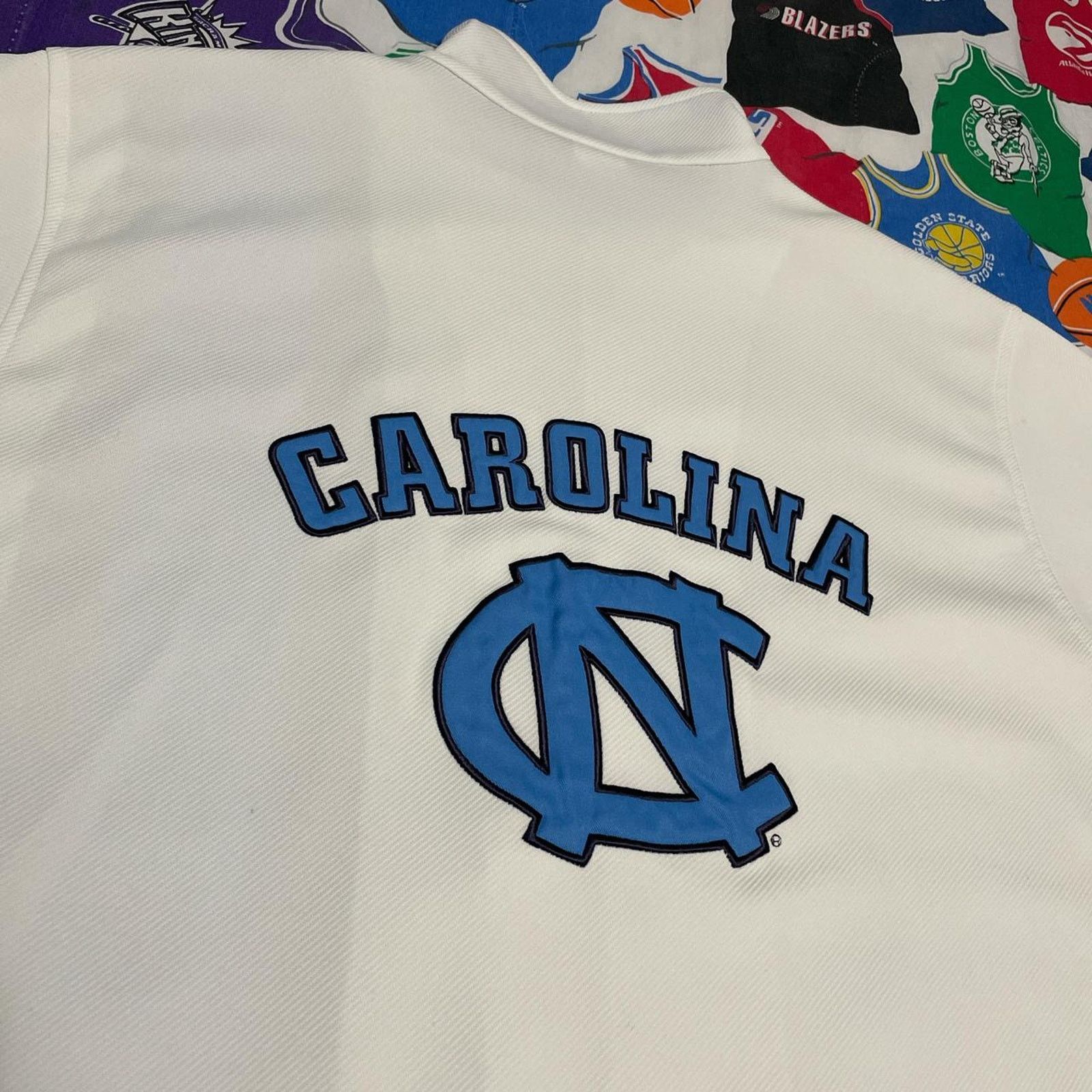 NCAA × Vintage Y2K NCAA UNC North Carolina Tar Heels Basketball Warm Up Size US L / EU 52-54 / 3 - 4 Thumbnail