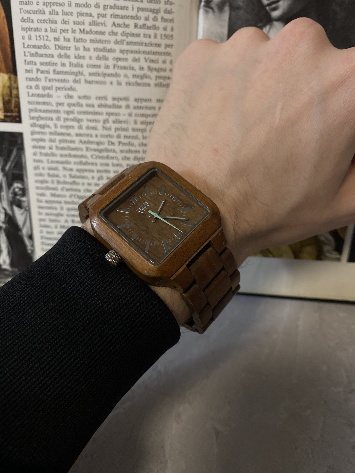 WeWood WeWood Jupiter Square Face Natural Wooden Watch Size ONE SIZE - 8 Thumbnail
