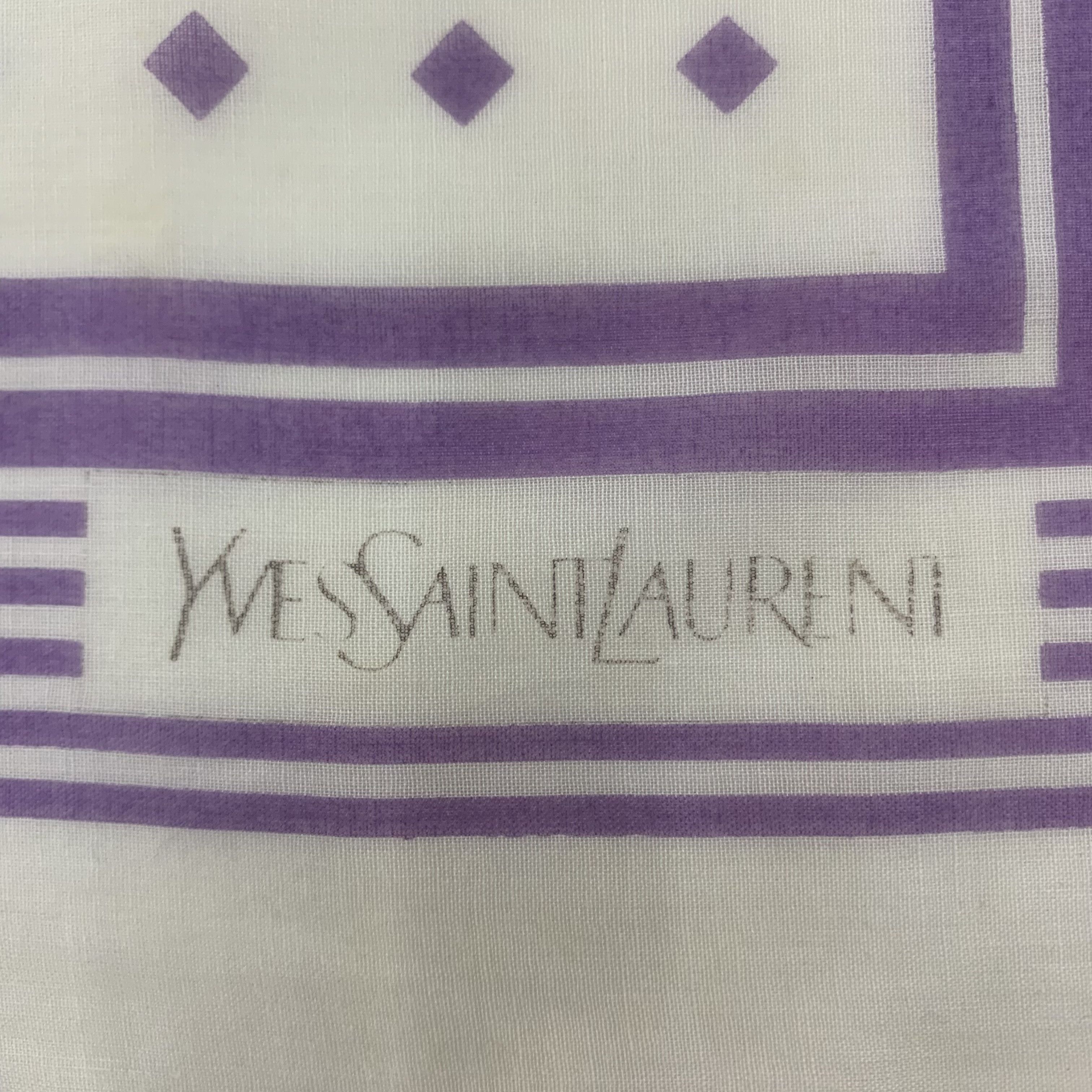 Yves Saint Laurent Yves Saint Lauren Handkerchief Bandana Neckerchief TB3361 Size ONE SIZE - 4 Thumbnail