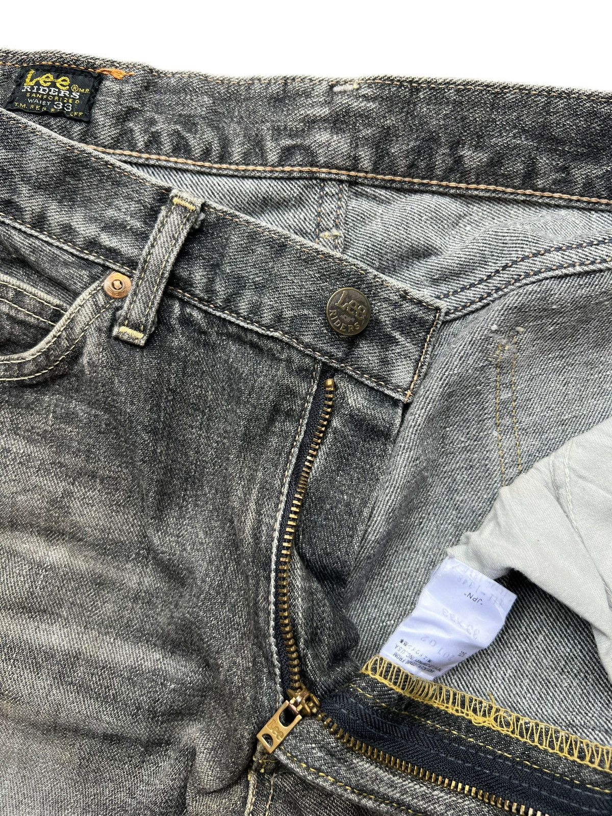 Lee Vintage Lee Rider Distressed Bootcut Flare Denim Jeans 34x31 Size US 34 / EU 50 - 10 Thumbnail