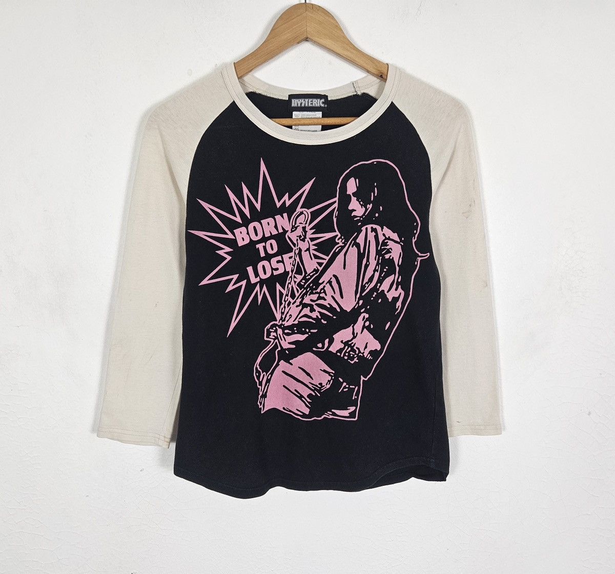 Hysteric Glamour Hysteric Glamour Born to Lose raglan shirt Size XS / US 0-2 / IT 36-38 - 3 Thumbnail