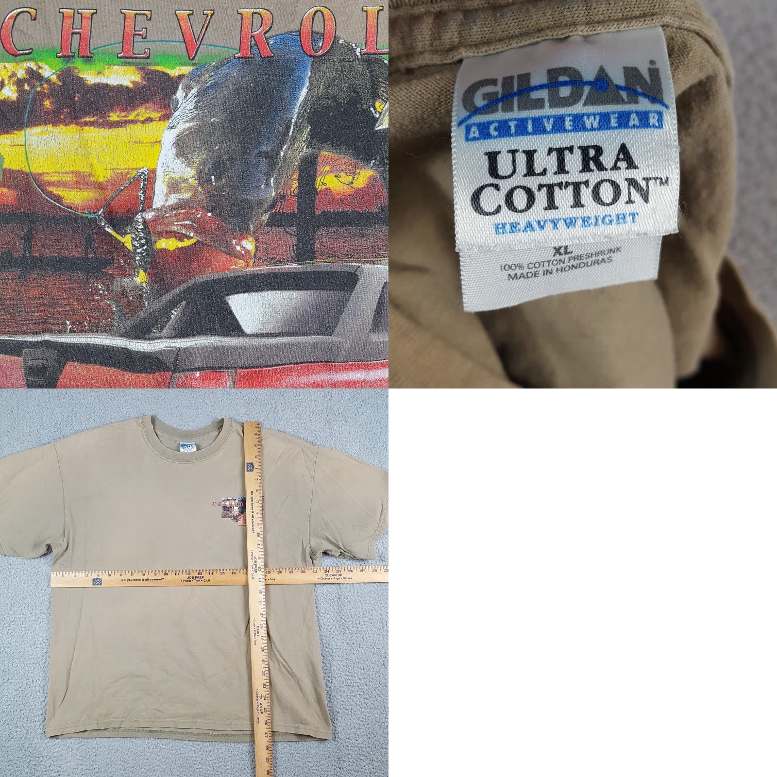 Gildan Vintage Y2K Chevrolet Truck Chevy Fishing Racing Men's Size XL Fish T Shirt Size US XL / EU 56 / 4 - 8 Thumbnail