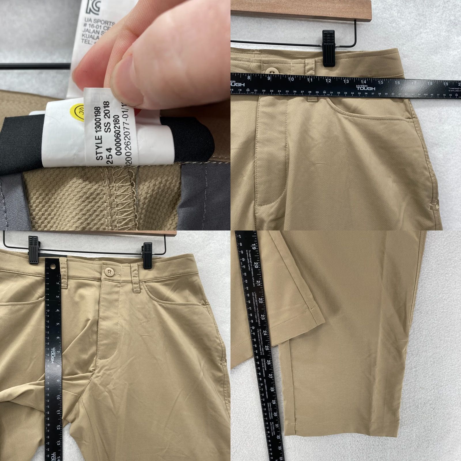 Under Armour Under Armour Loose Fit Tech Golf Pants Mens 32x32 Brown Performance Stretch NWT Size US 32 / EU 48 - 8 Thumbnail