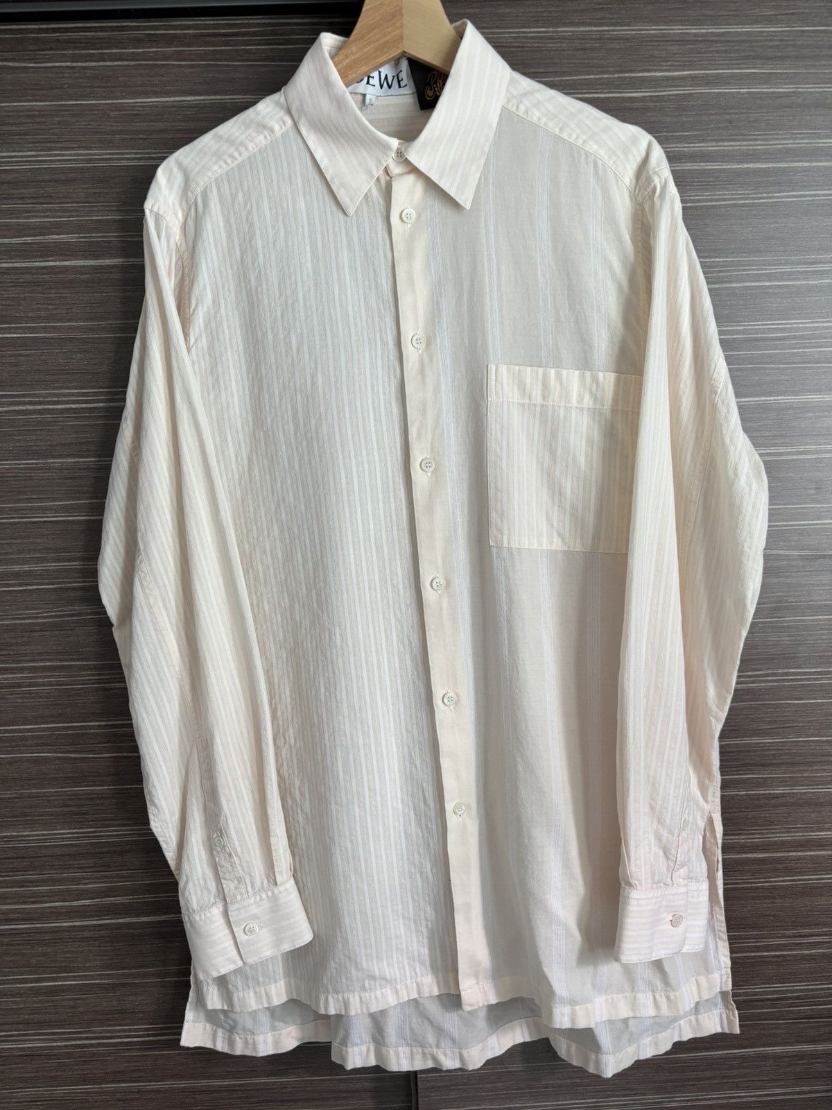 Loewe Loewe Pink Cotton Shirt Size US M / EU 48-50 / 2 - 1 Thumbnail